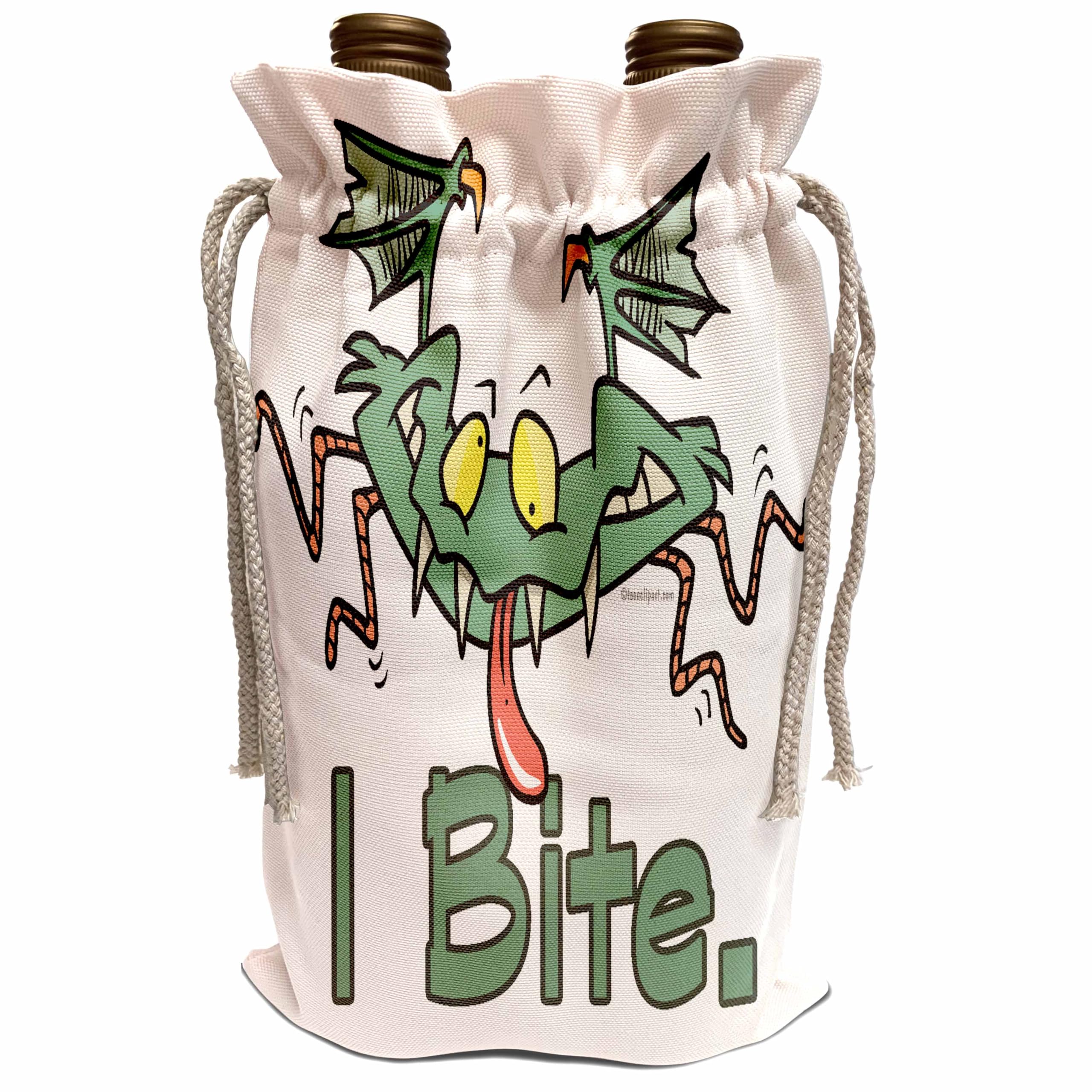 Halloween Wine Bag - Crazy Biting Bat Cartoon Design for Wine Bottles | Perfect for Halloween Parties, Gifts & Themed Events