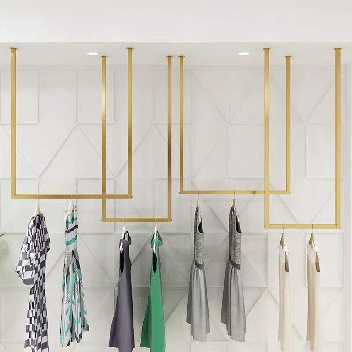 Metal Wall Mounted Clothing Rack - 39