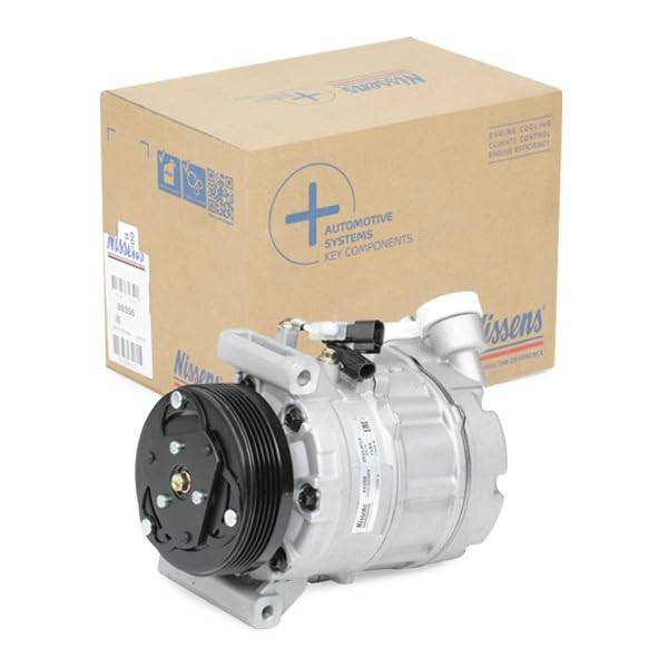 Nissens Air Conditioning Compressor 89350 - High Performance Auto AC Compressor Replacement for Smooth Cooling - Perfect for Car AC Repair & Maintenance
