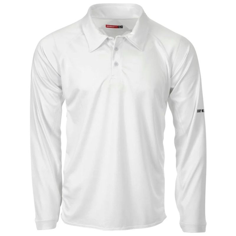 Gray Nicolls Select Long Sleeve Junior Cricket Shirt - Youth Cricket Uniform for Training & Matches - Perfect for Junior Cricket Players & Teams