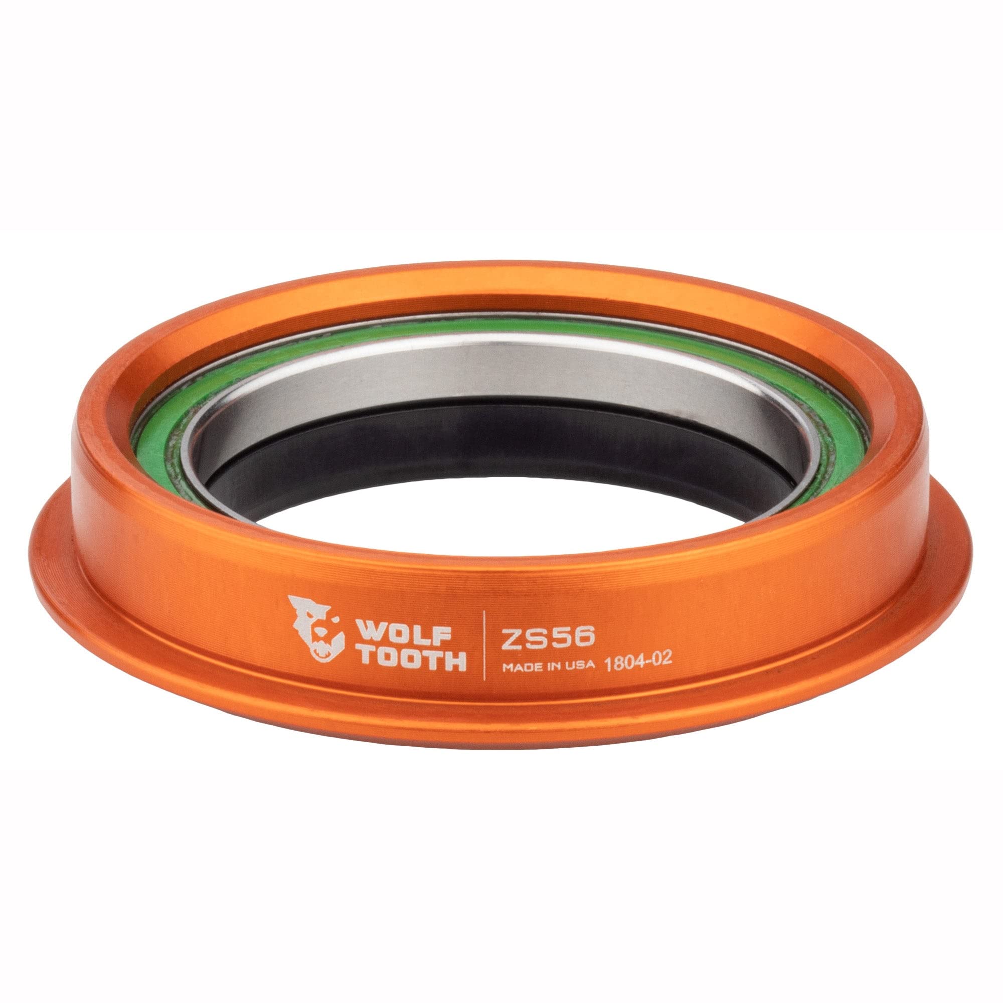 Wolf Tooth Premium Zero Stack (ZS) Headset - Lightweight MTB & Road Bike Headset for Smooth Steering - Perfect for Trail Riding, Commuting & Performance Cycling