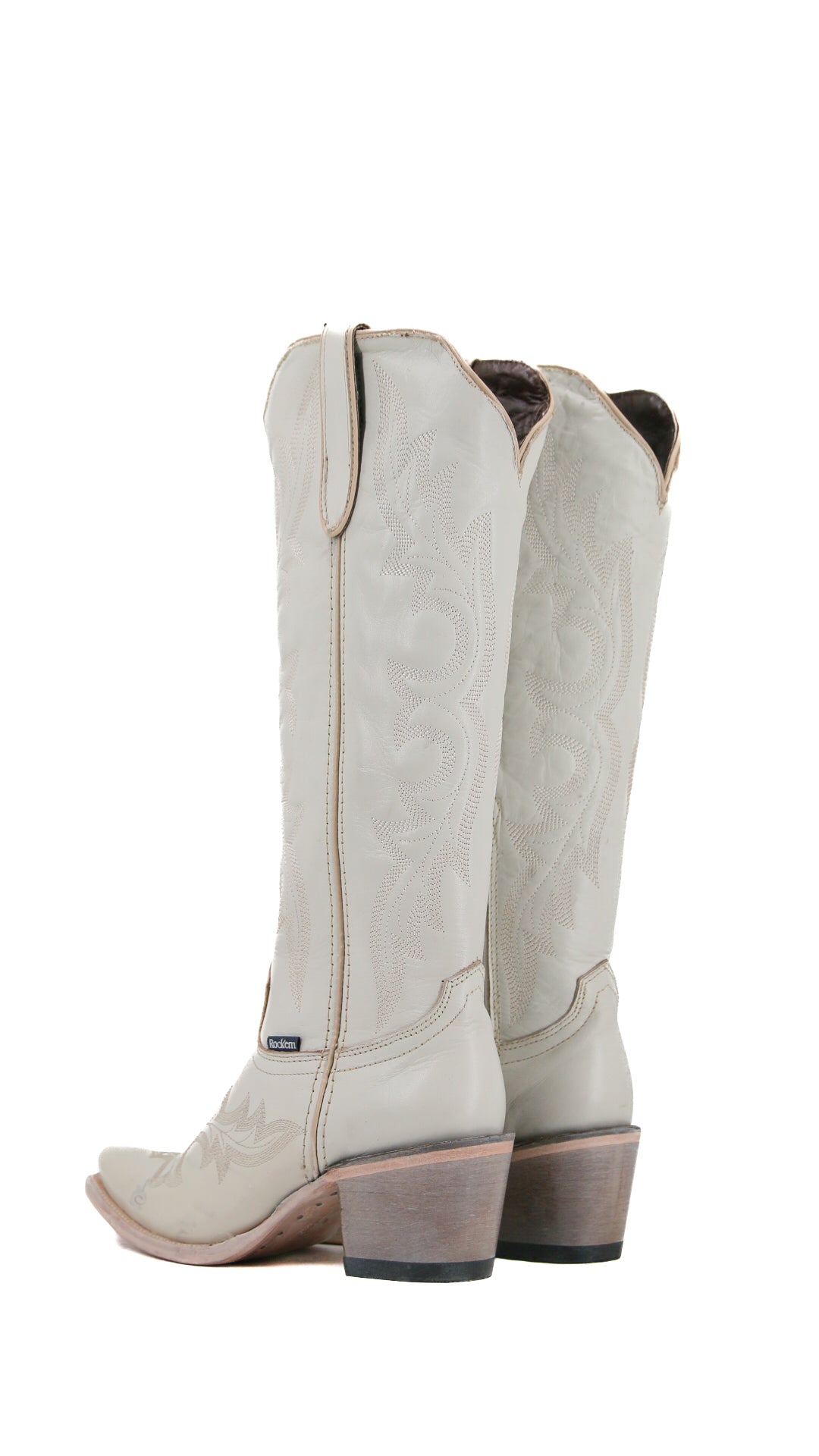 Odette Tall Snip Toe Cowgirl Boots for Women - Western Riding Boots with Pointed Toe & Stacked Heel | Perfect for Country Dancing, Rodeo Events & Fashion Outfits