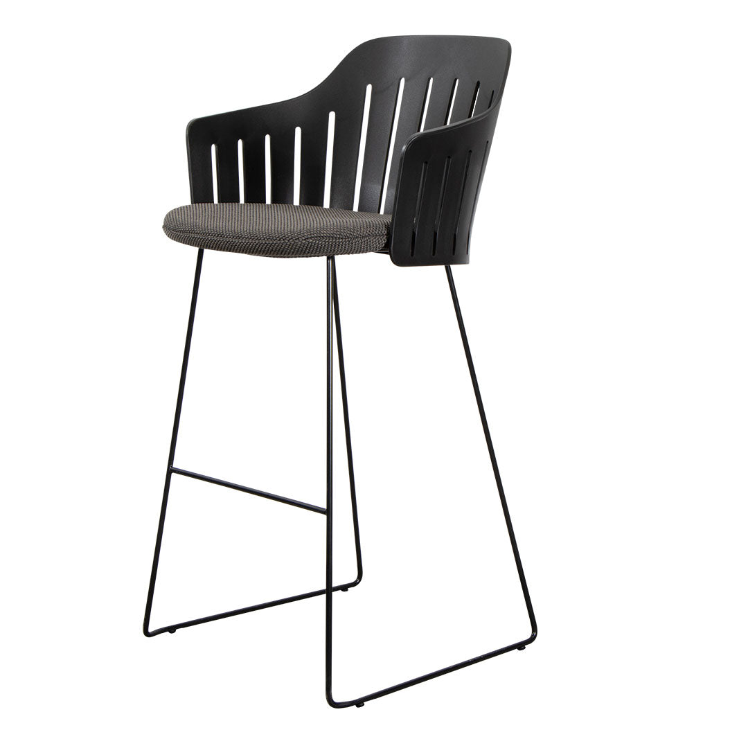 Premium Outdoor Bar Chair with Sled Base & Comfortable Seat Cushion - Perfect for Patio, Deck, Poolside, and Backyard Relaxation