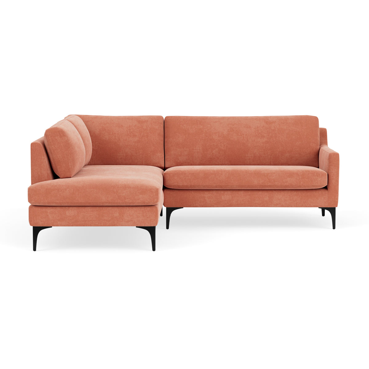 Astha Fabric Left Corner Sofa - Modern L-Shaped Sectional Couch for Living Room, Lounge & Small Spaces | Comfortable Home Furniture for Relaxing & Entertaining