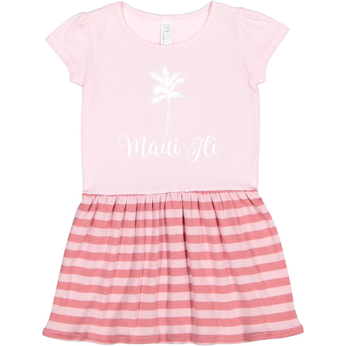 Inktastic Maui Hawaii Tropical Vacation Travel Toddler Dress - Cute Hawaiian Outfit for Girls, Beach Party, Family Trip & Summer Photoshoot