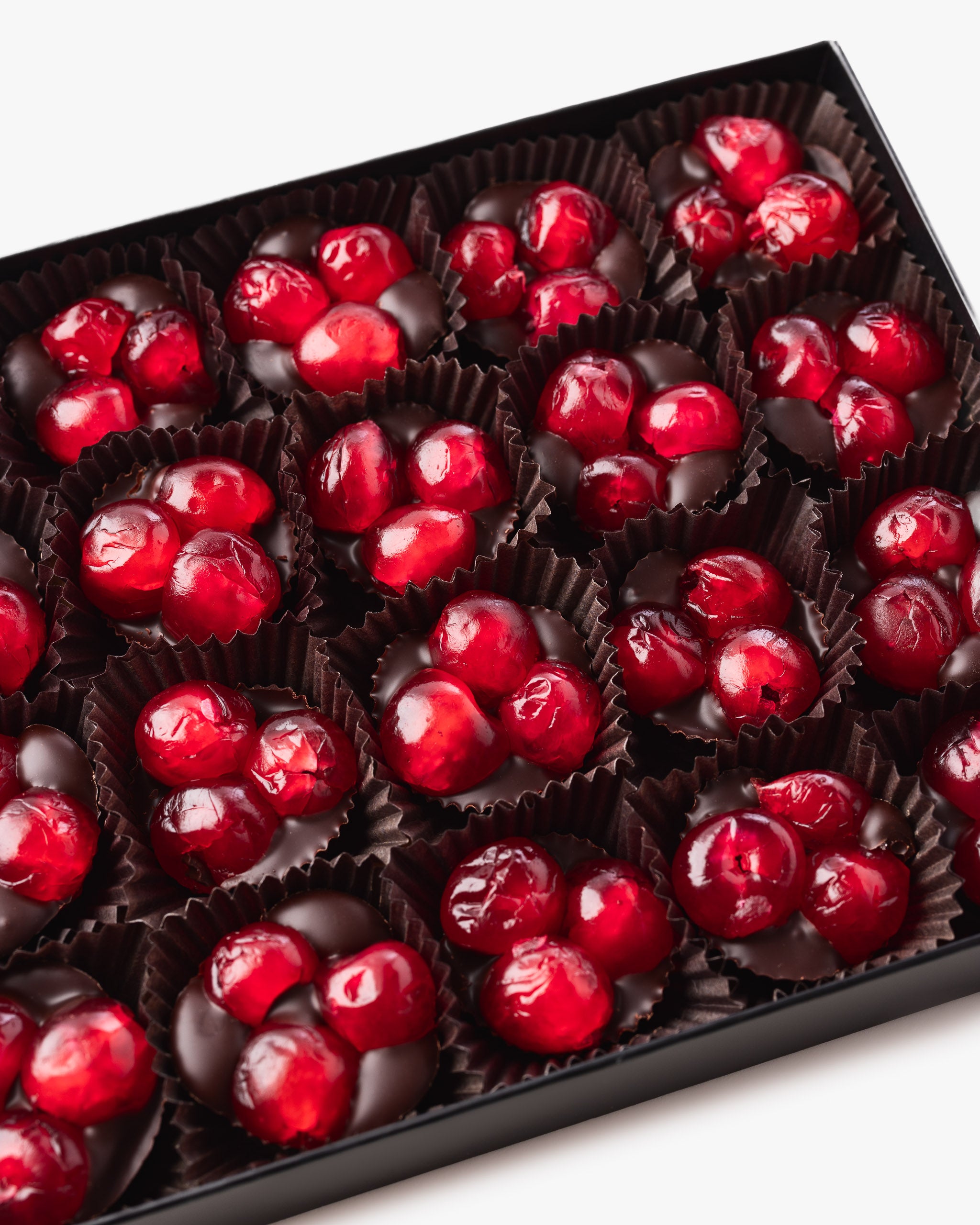 Delicious Chocolate Covered Cherries Gift Box - Premium Dark Chocolate Dipped Cherries - Perfect for Holidays, Birthdays & Romantic Gifts - Ideal for Valentine's Day, Christmas & Anniversary Celebrations
