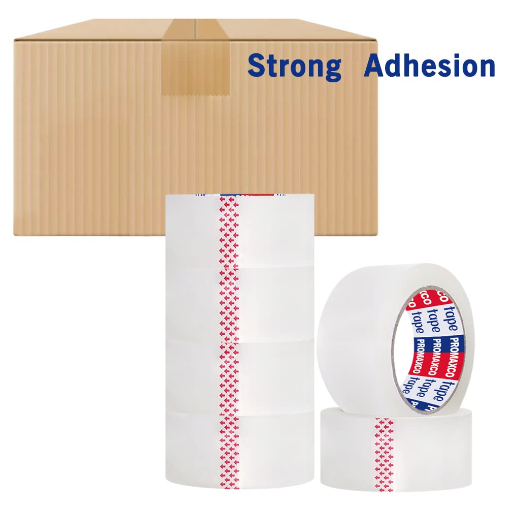PROMAXCO Heavy Duty Packing Tape 36 Rolls (2340 Yards Total) - 2.8 mil Thick, 1.88