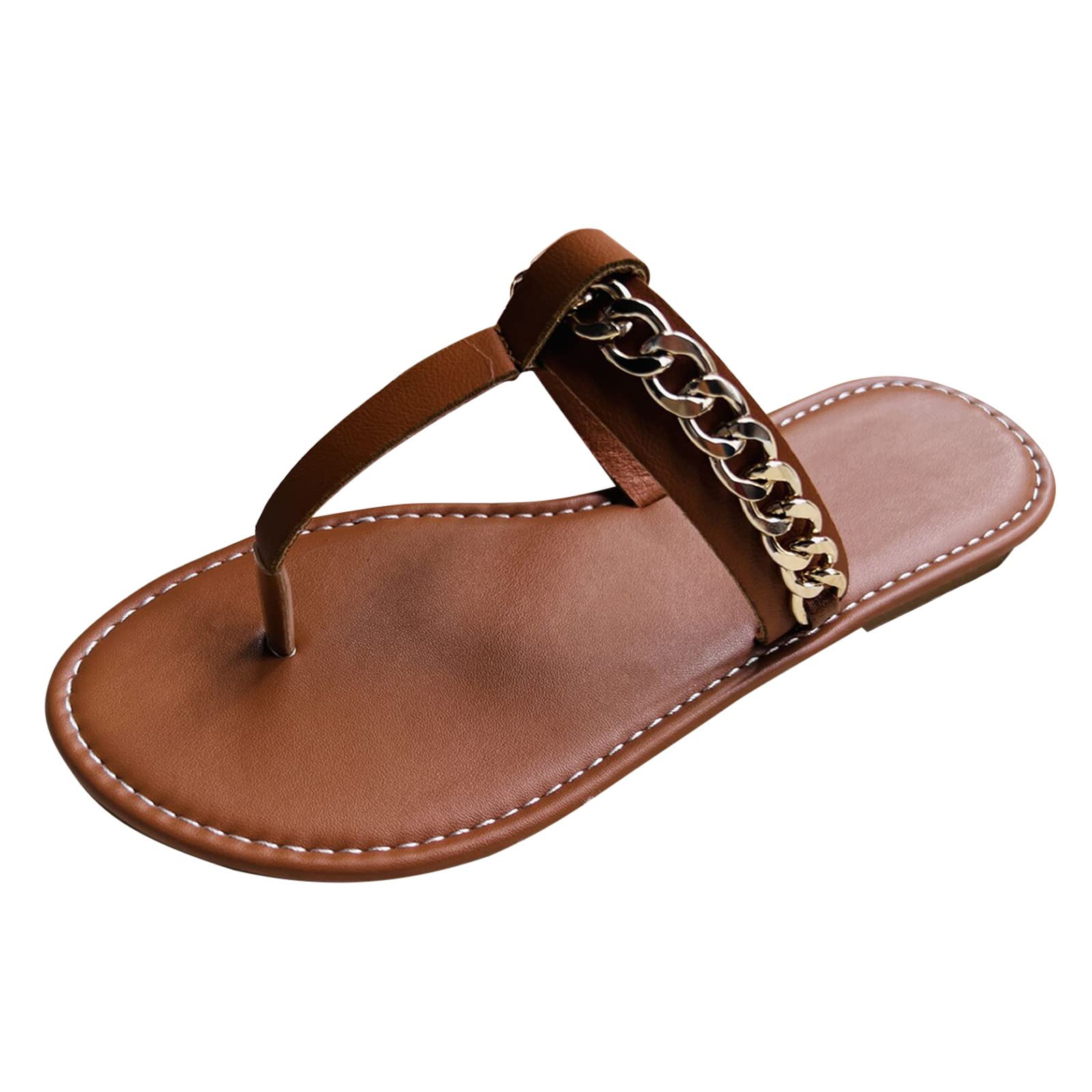 Women's Dressy Summer Sandals - Black Flat Flip Flops for Casual & Bohemian Style | Beach Shoes, Thong Sandals for Women | Perfect for Vacation, Poolside, and Everyday Wear