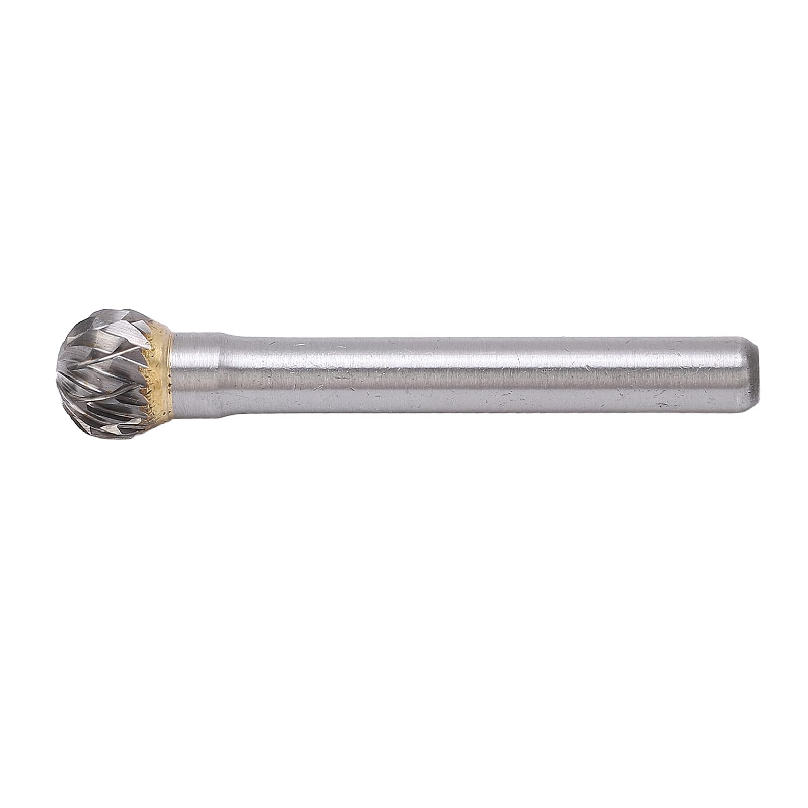 Kadimendium Double Cut File - 10mm Heat Resistant Ball Head Die Grinder Bit with 54mm Long Shank for Metalworking, Woodworking & DIY Projects | Perfect for Aircraft, Shipbuilding & Machinery Repair