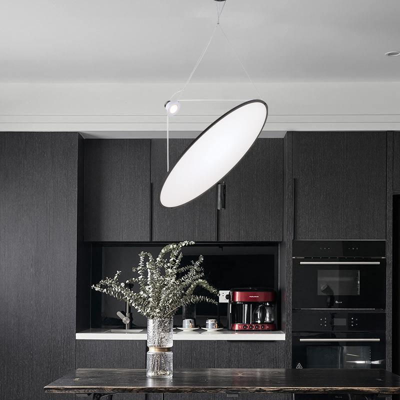 Amisol Modern Pendant Lamp - Stylish Hanging Light Fixture for Kitchen Island, Dining Room, Living Room & Bedroom Decor