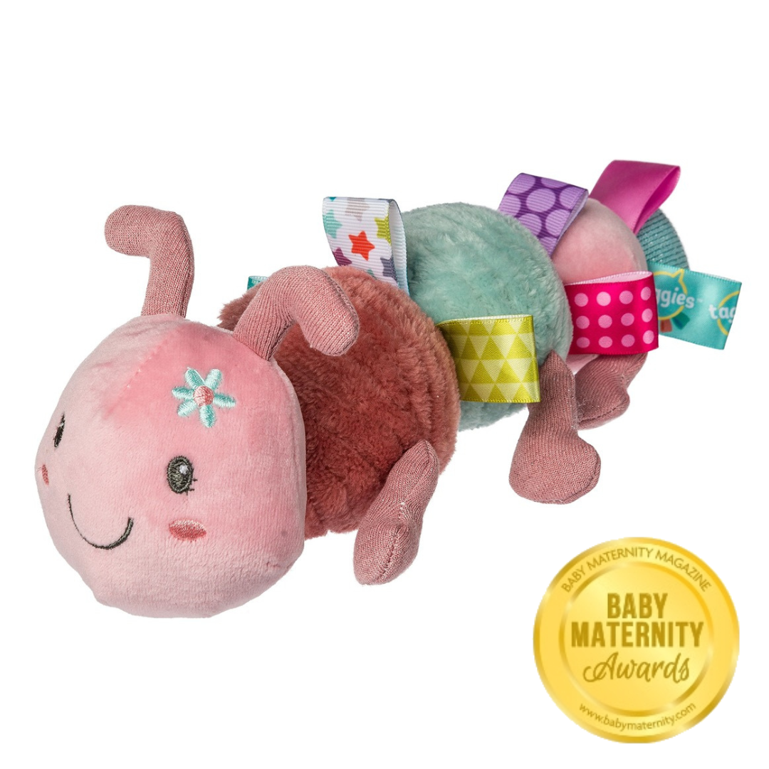 Mary Meyer Taggies Camilla Caterpillar Soft Plush Toy - Cuddly Sensory Baby Toy for Newborns, Infants & Toddlers | Perfect for Nursery, Playtime & Developmental Stimulation