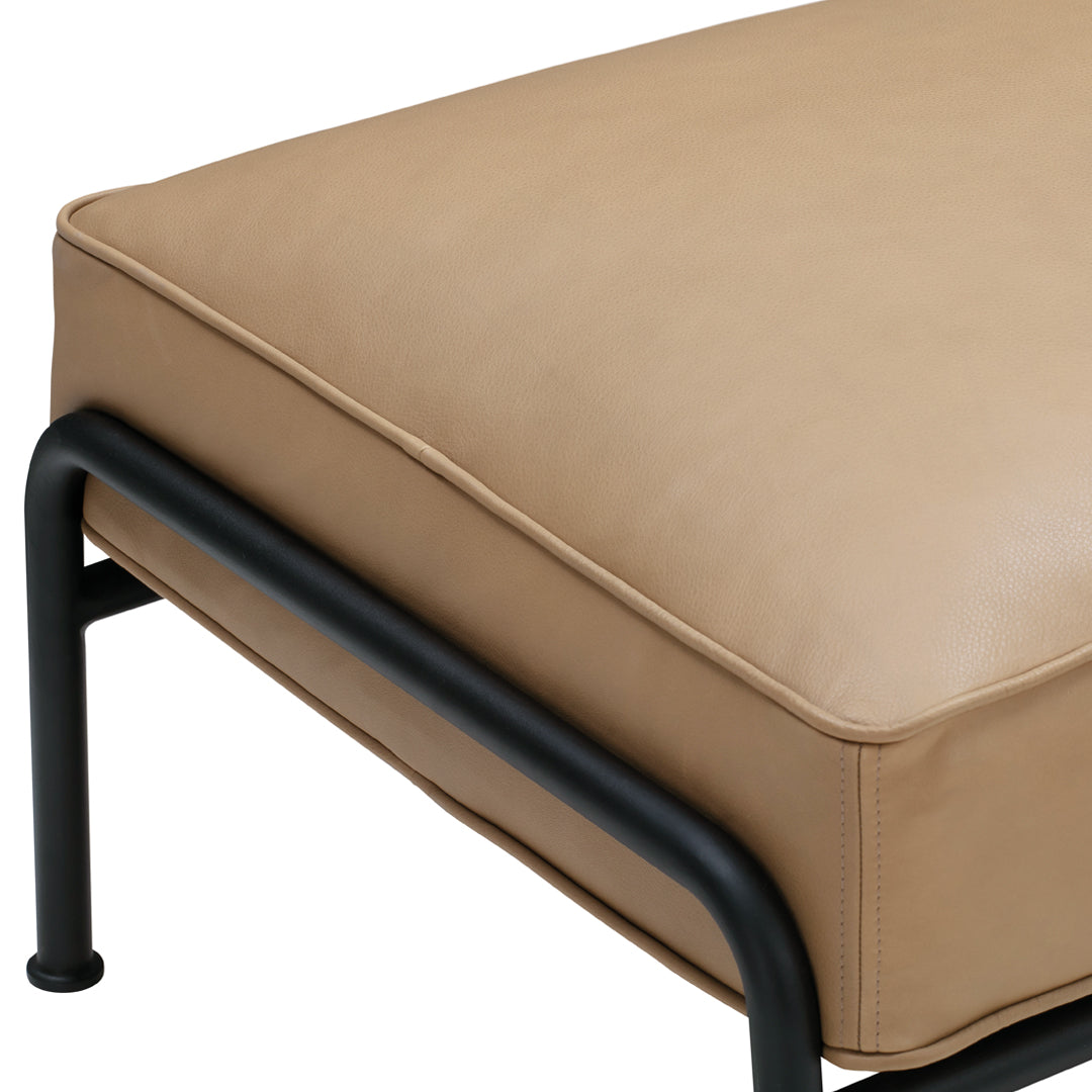 365 North Aero Footstool Wendelbo - Modern Adjustable Ottoman with Storage for Living Room, Bedroom & Office - Comfortable PU Leather Pouf Seat for Home Decor
