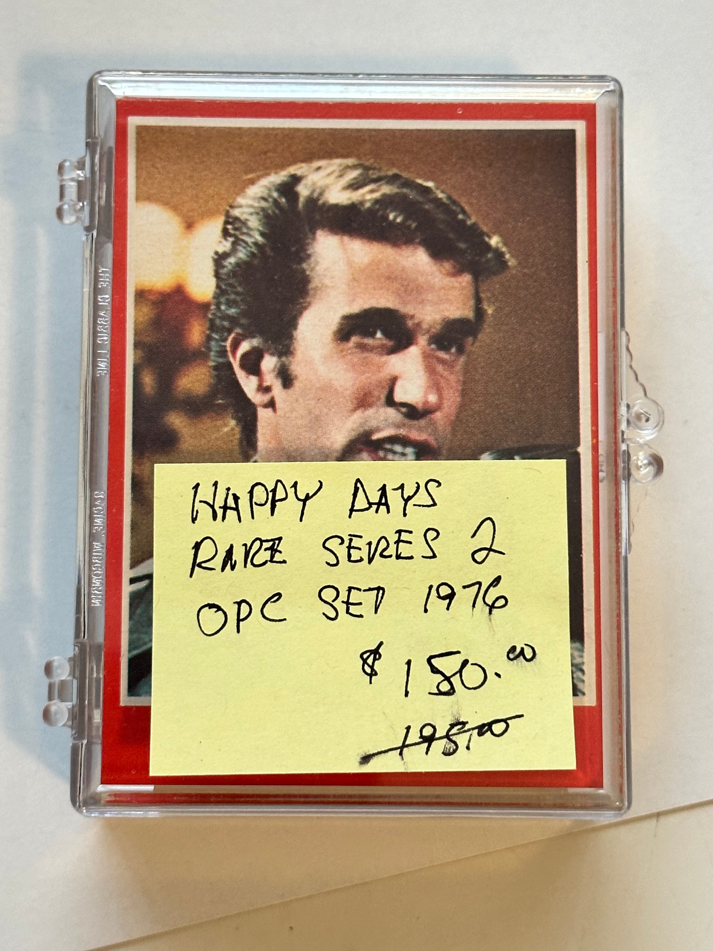 Happy Days Series 2 OPC Canadian Rare Trading Cards Complete Set 1976 - Vintage Collectibles for TV Show Memorabilia Fans