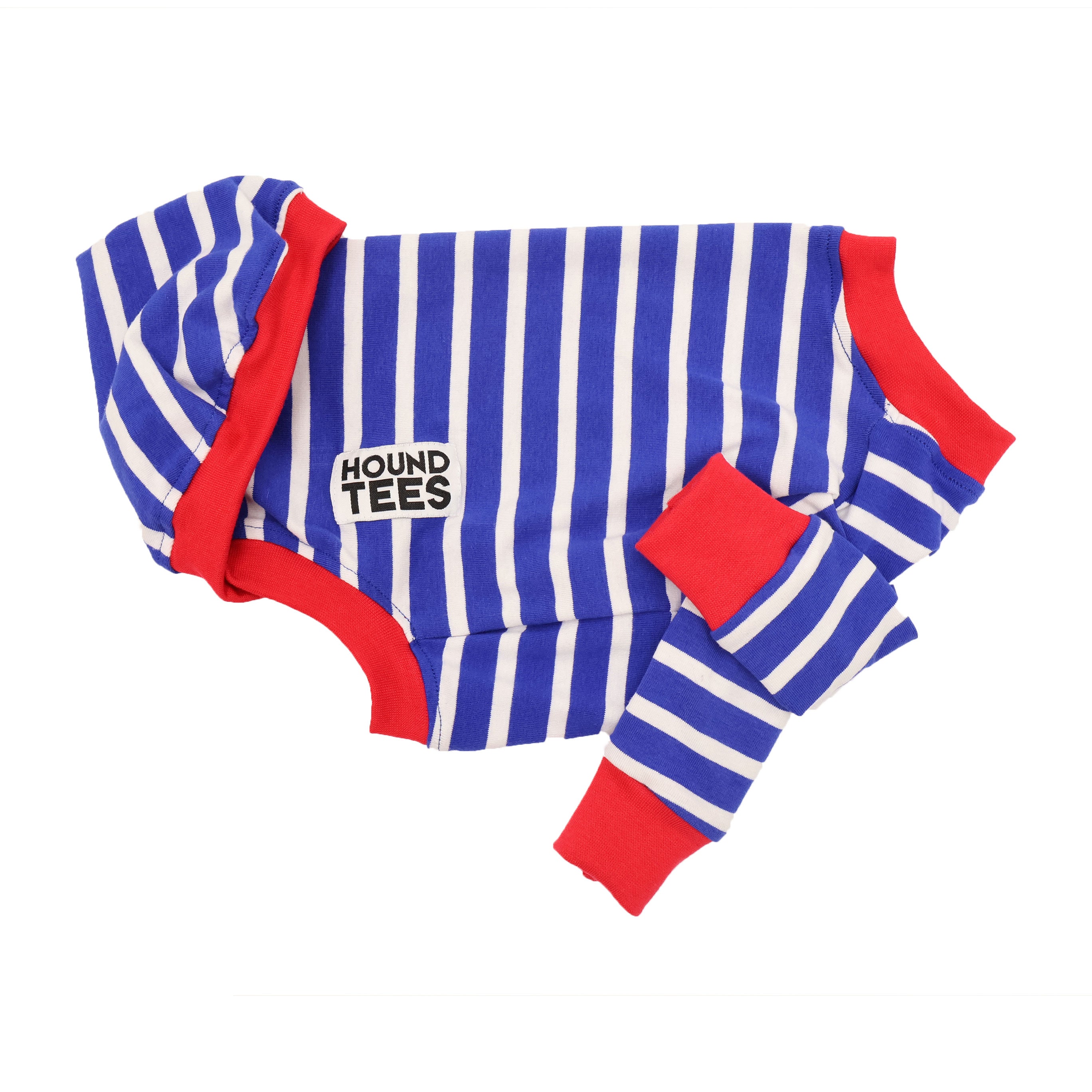 Blue Breton Italian Greyhound Long Sleeve T-Shirt for Men & Women - Comfortable Dog Lover Apparel for Casual Wear, Outdoor Activities & Pet Owner Gifts