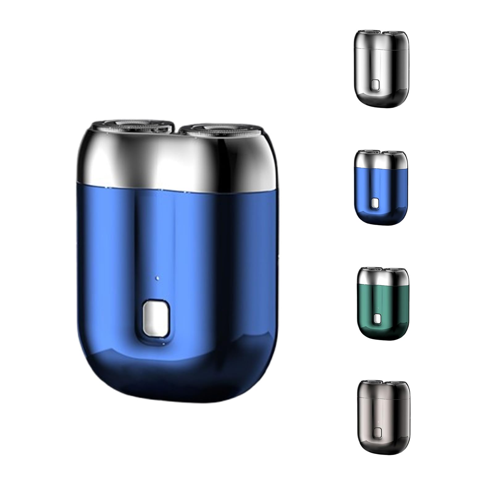 **New Model Mini Dual-Head Electric Shaver for Men - Rechargeable, Portable & Compact Travel Razor - Pocket Size Shaver for Smooth Shaving at Home or On-the-Go (Blue)**    **Usage Scenarios:** Perfect for business trips, gym bags, travel, or quick touch-ups at home. Ideal for men who need a compact, efficient shaver anytime, anywhere.