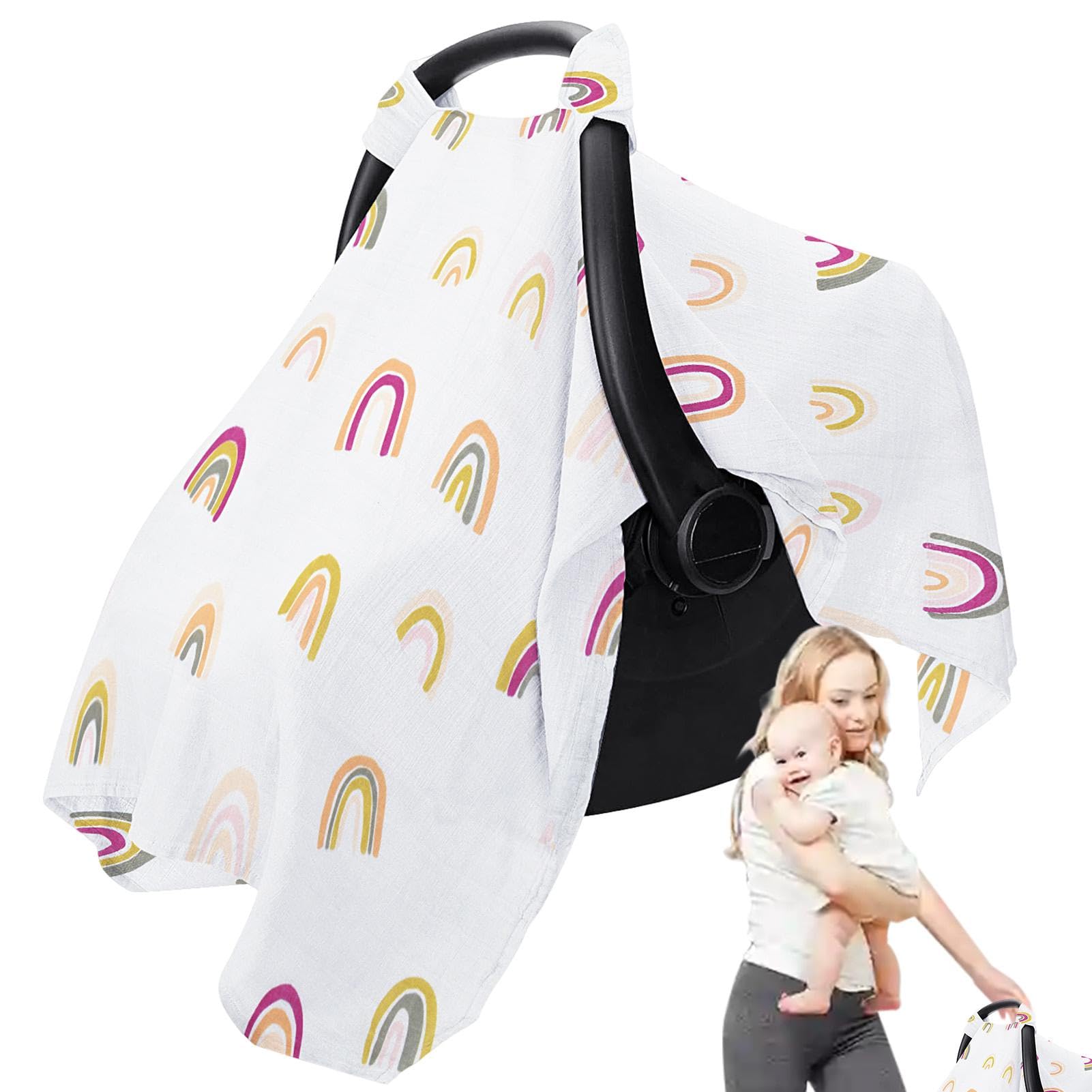 Lightweight Baby Stroller with Breathable Seat & Sun Shade Canopy - Dinosaur & Flower Design for Boys & Girls | Perfect for Summer Walks, Shopping, and Outdoor Adventures