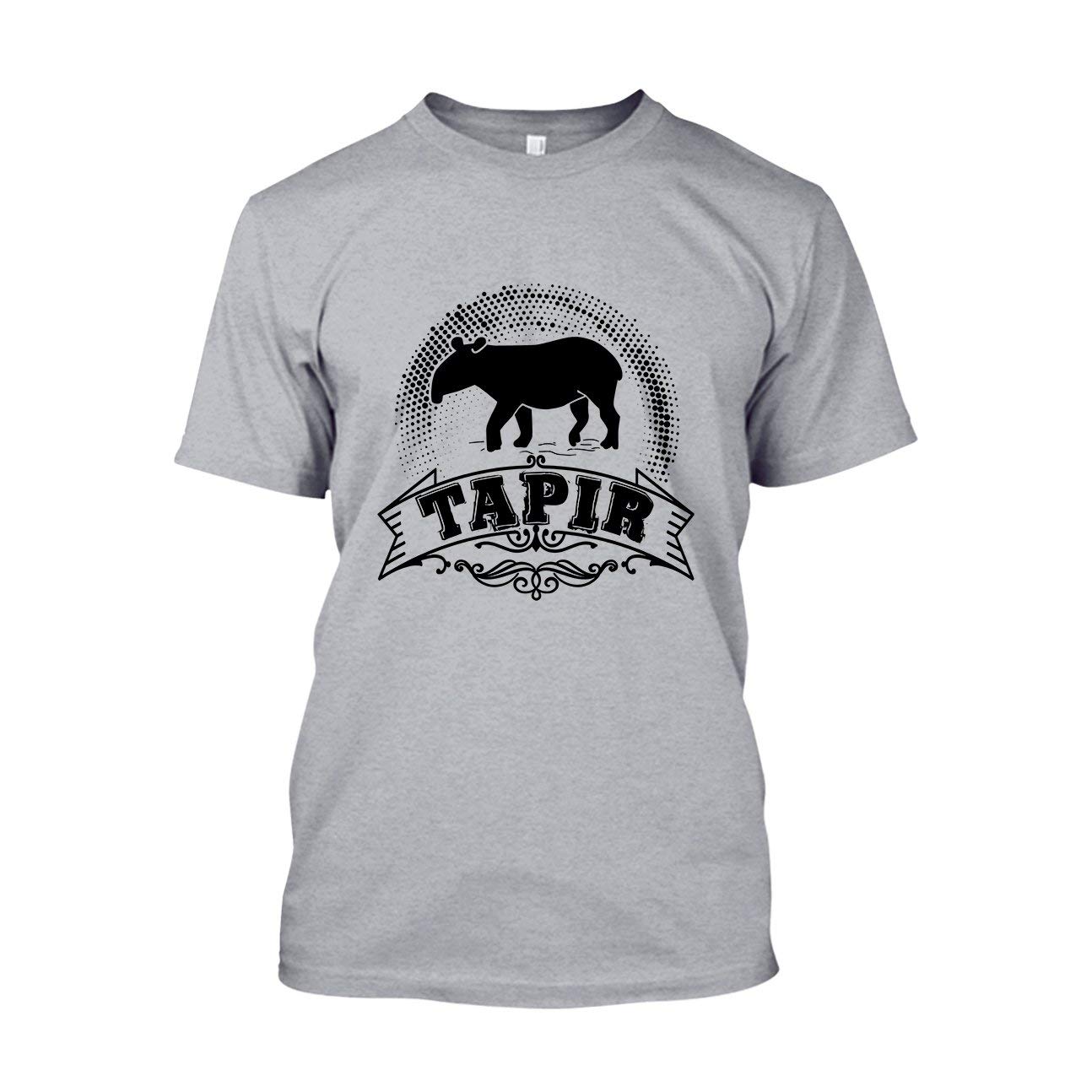 Vintage Style Tapir Graphic T-Shirt - Unique Cotton Tee for Men & Women - Casual Wear, Street Fashion, Animal Lover Gift