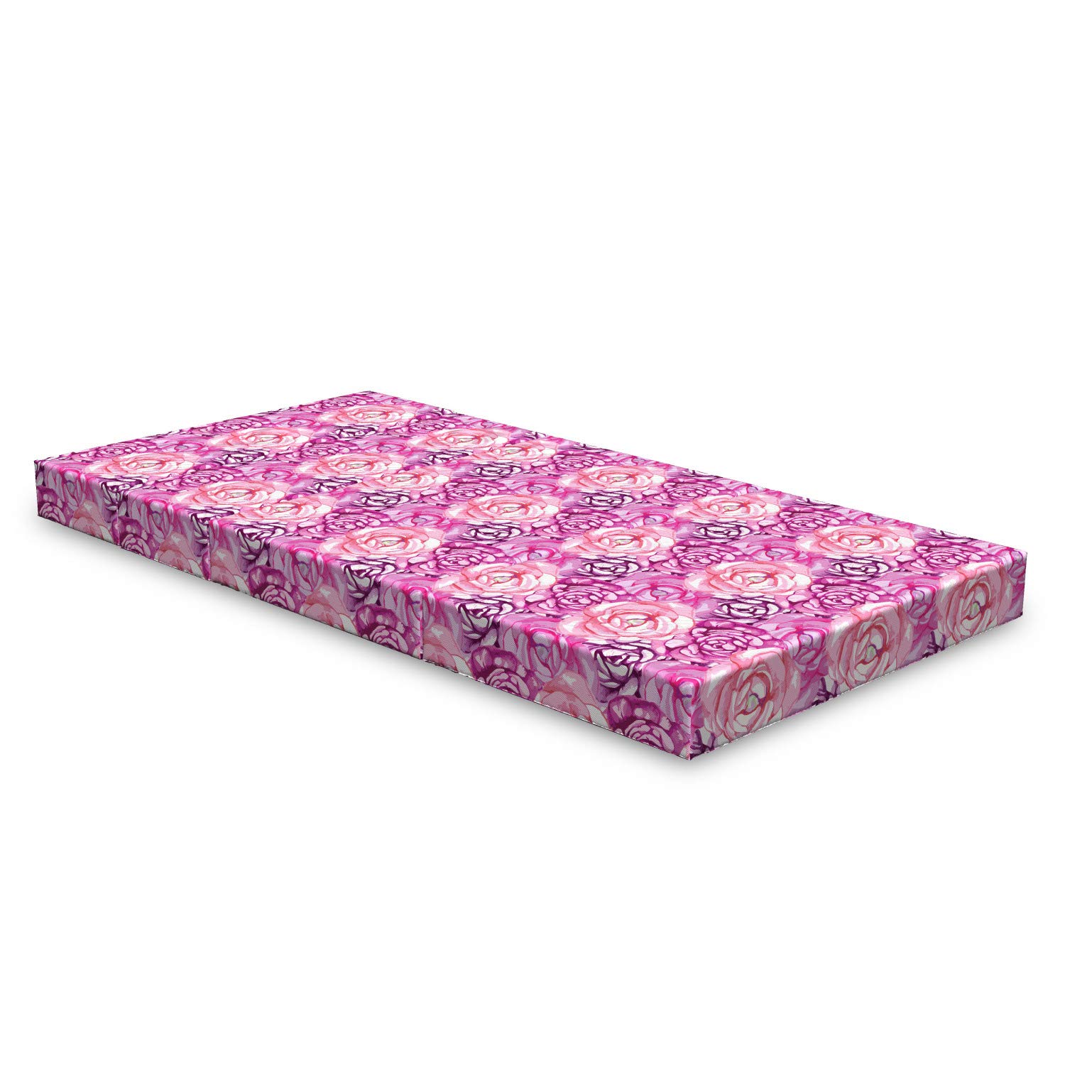 Ambesonne Floral Foldable Mattress - 74.8
