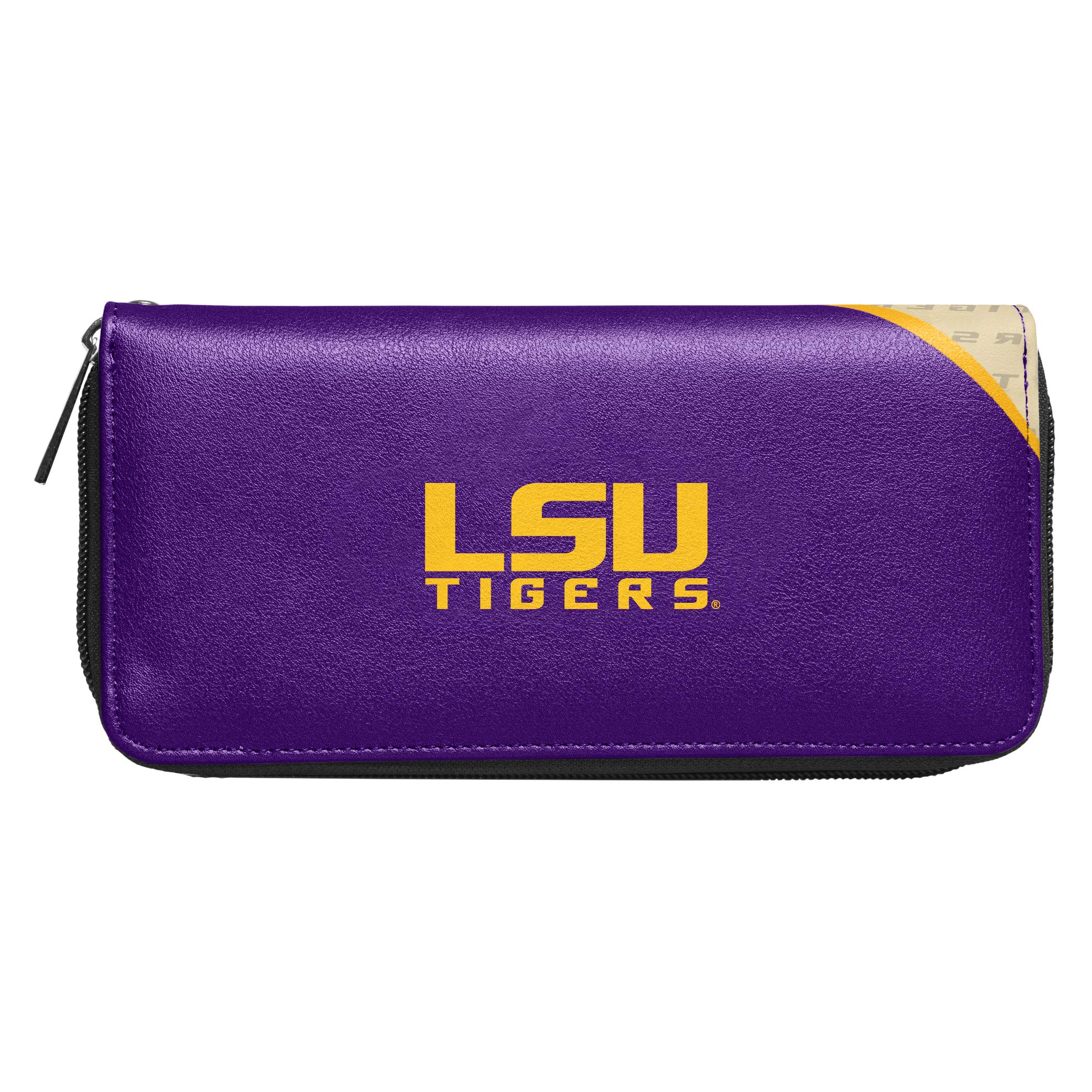 Littlearth Women's NCAA Curve Zip Organizer Wallet - Stylish & Functional Card Holder for College Sports Fans - Perfect for Game Days, Travel & Everyday Use
