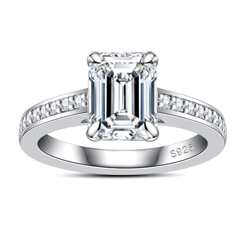 3.2cttw Emerald Cut
