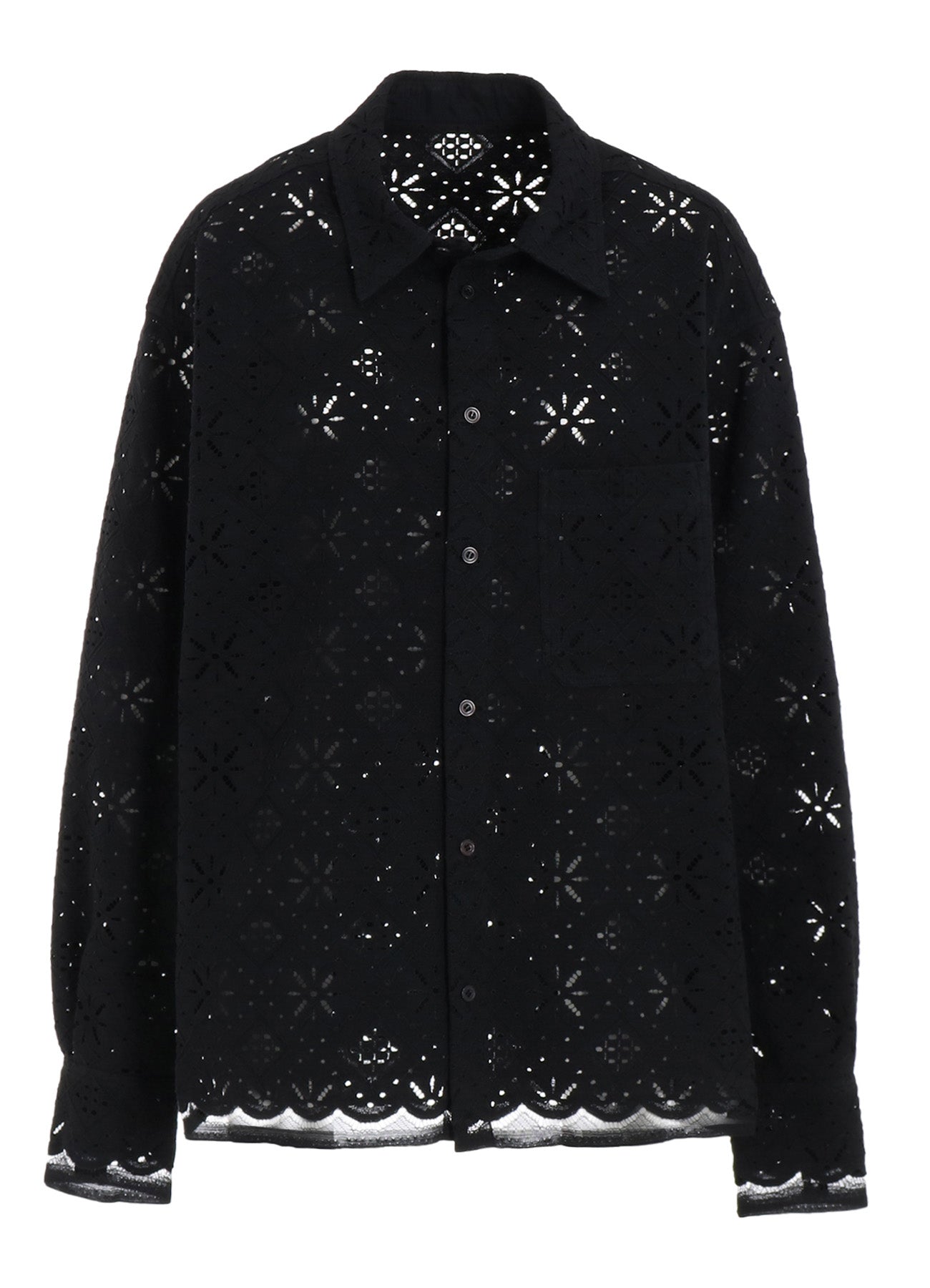 Stylish Cotton Lace Regular Shirt for Women - Breathable & Comfortable Blouse for Office, Date Night & Casual Outfits