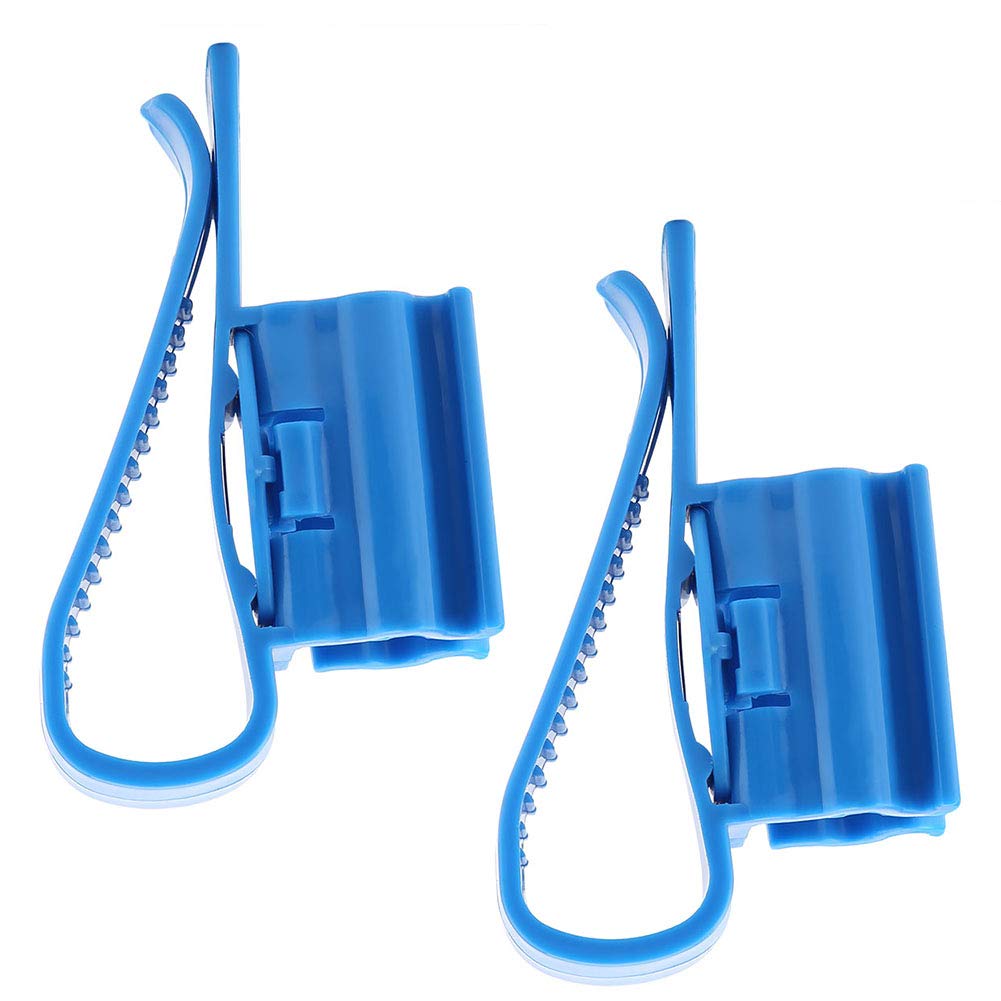 GLOGLOW 2-Pack Adjustable Aquarium Tube Holder - Plastic Fish Tank Hose Clamp for Water Pipe & Tube Mounting - Perfect for Freshwater & Saltwater Tanks, Sump Filters, and Aquarium Plumbing Systems