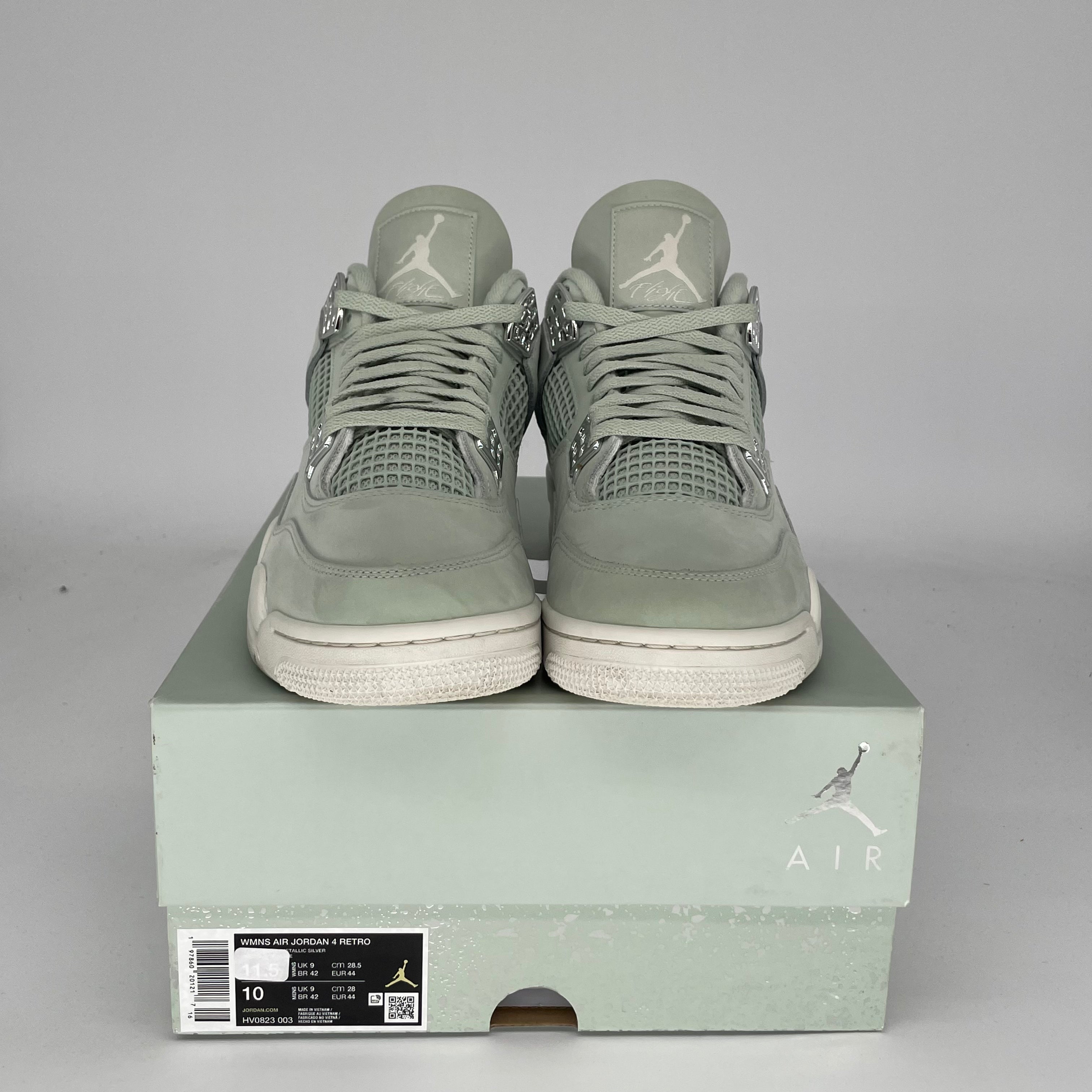 AIR JORDAN 4 SEAFOAM SAIL Women's Sneakers Size 10/11.5W - Style HV0823-003 | Casual Wear, Running & Basketball Shoes for Women
