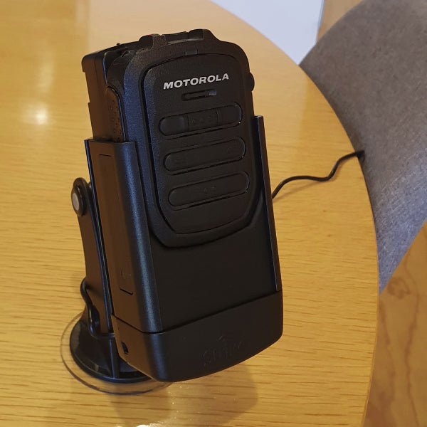 Motorola WM500 Wireless PoC Speaker Mic with Car Mount - Hands-Free Communication for Truckers, Security & Construction Workers (DIY Installation)