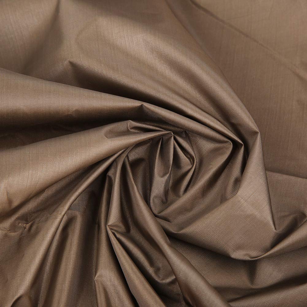 Waterproof Swing Seat Cushion Cover Replacement - 59.1x19.7x3.9in Brown Polyester Taffeta Fabric for Outdoor Swing Chair, Bench & Hammock - Garden, Yard, Park & Patio Protection (3-Seat Size)
