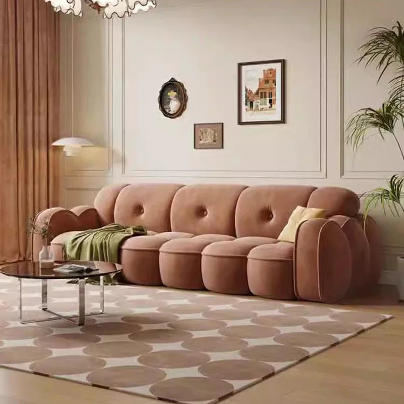 Minimalist Luxe Luxury Lazy Sofa Set - Modern Comfortable Lounge Furniture for Living Room, Bedroom & Apartment - Perfect for Relaxing, Reading & Entertaining