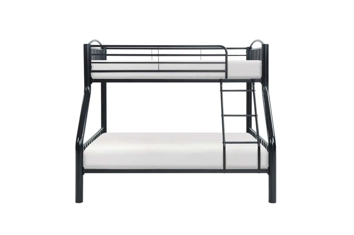 Beckett Twin Over Twin Bunk Bed B2021 - Space-Saving Kids Bunk Bed for Small Rooms, Sleepovers & Shared Bedrooms - Sturdy Wooden Frame with Safety Rails & Ladder