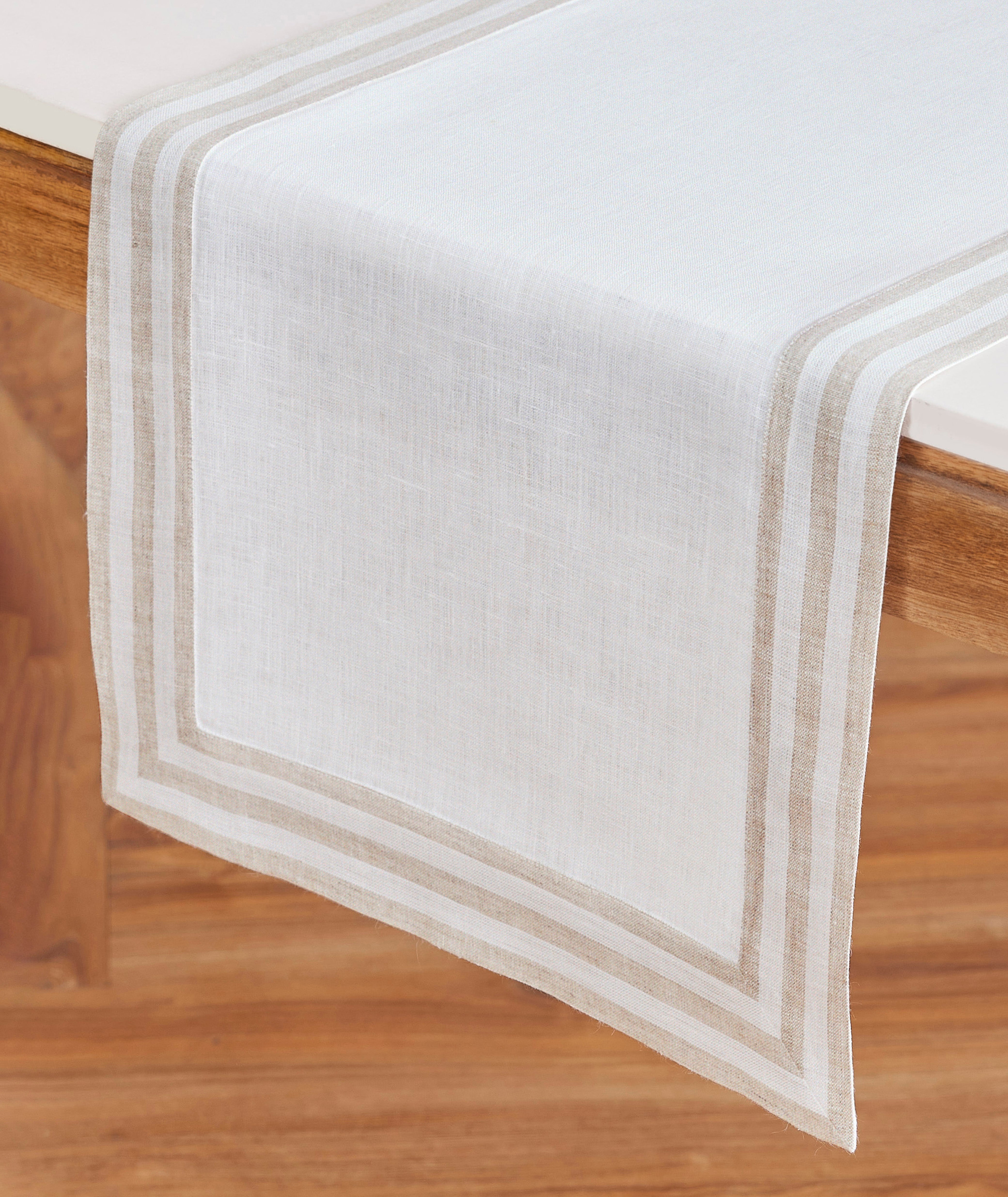 Elegant Mila Table Runner - Premium Linen Dining Decor for Weddings, Holidays & Everyday Use