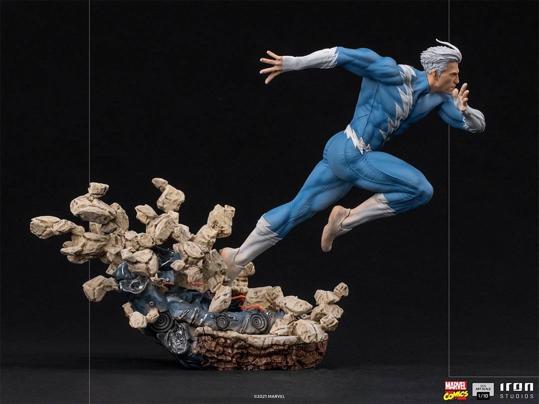 Iron Studios Marvel Comics Quicksilver BDS Art Scale Statue 1/10 - Premium Collectible Figure for Superhero Fans & Home Decor
