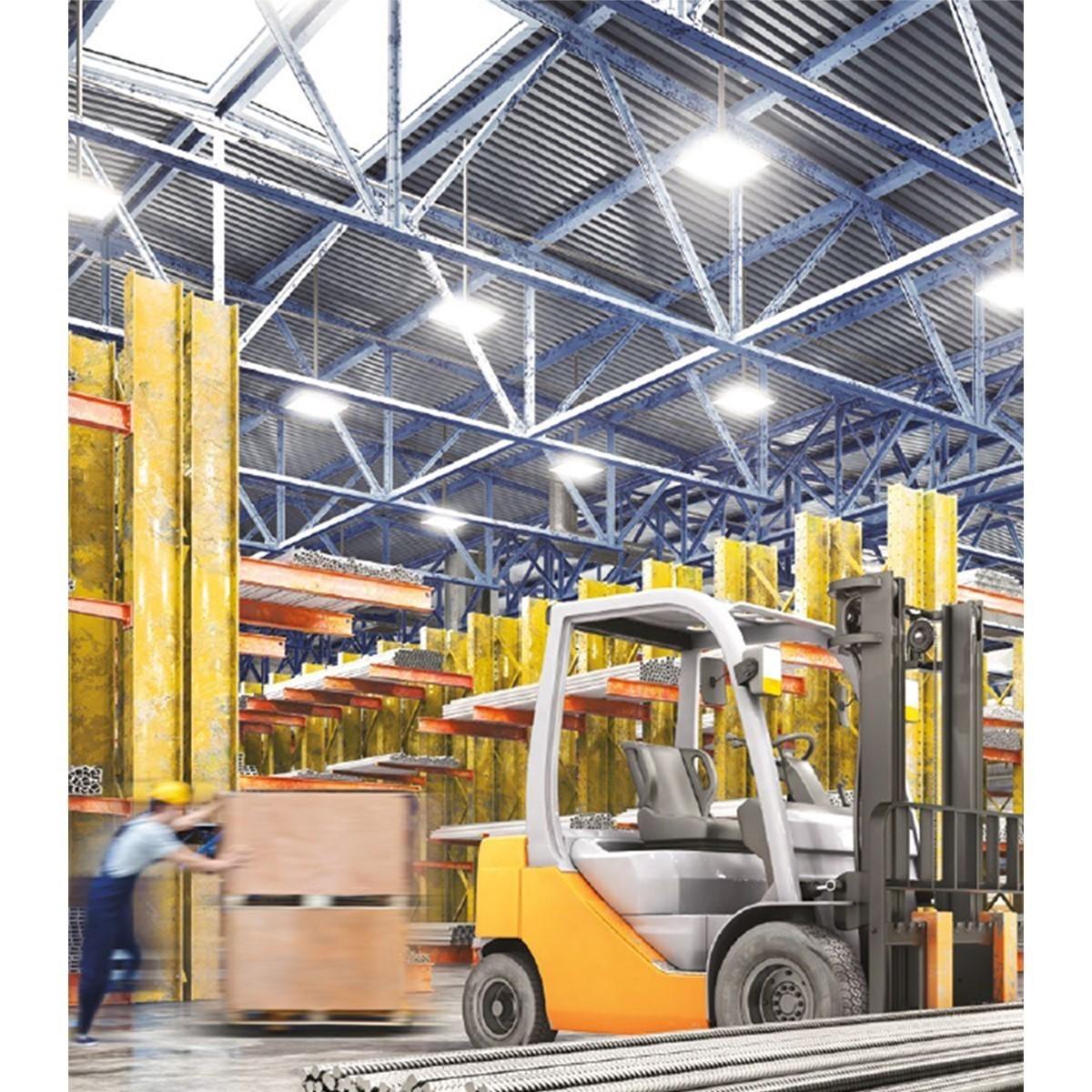420W 4ft Industrial LED High Bay Light - 63,000 Lumens, 5000K Daylight White, 120-277V Wide Voltage - Perfect for Warehouses, Factories & Gymnasiums