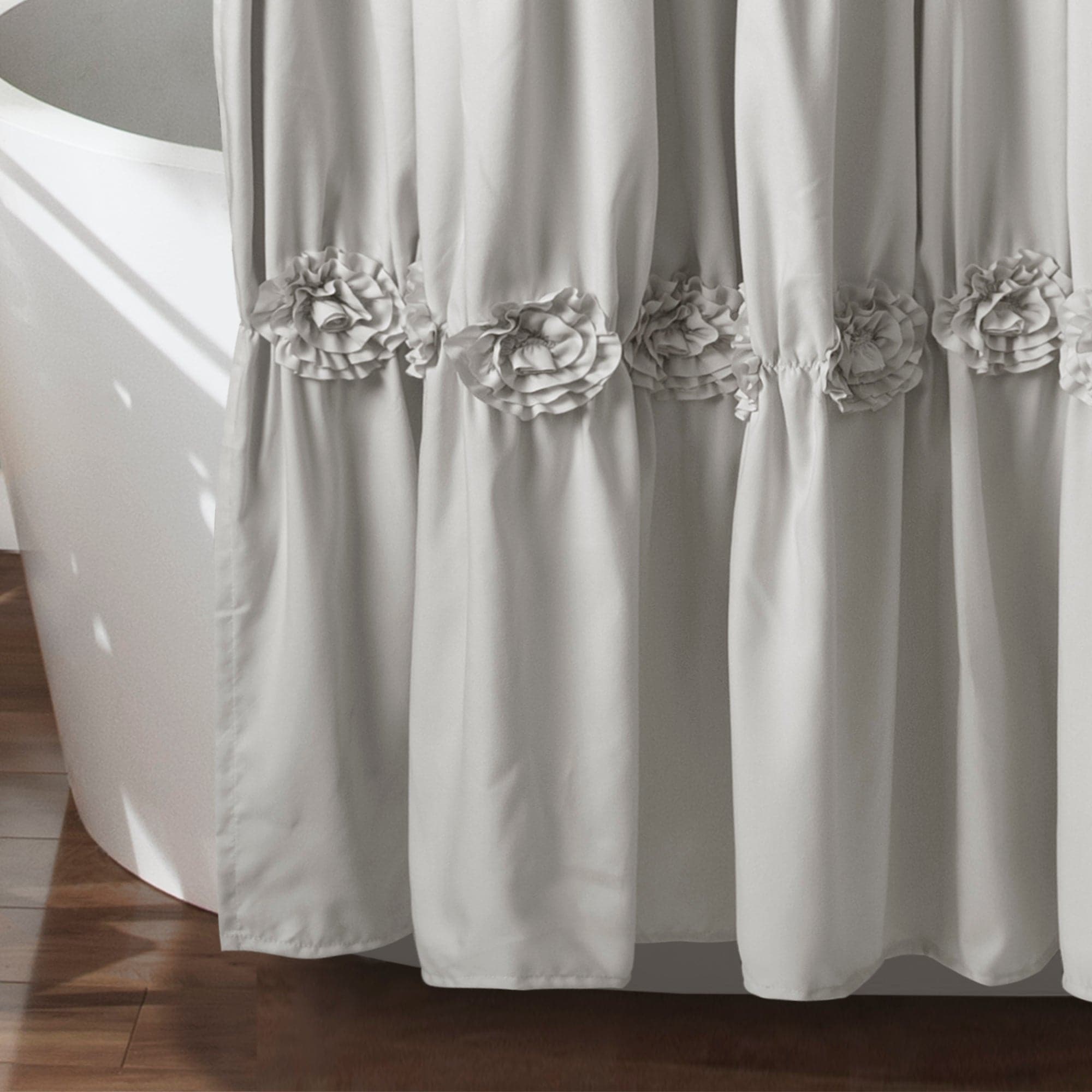 Darla Shower Curtain - Waterproof Bathroom Decor with Hooks, 72x72 Inches - Perfect for Bathroom, Spa, and Hotel Use