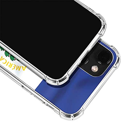 Skinit Clear iPhone 13 Phone Case with El Salvador Flag Design - Protective Slim Cover for iPhone 13 (6.1