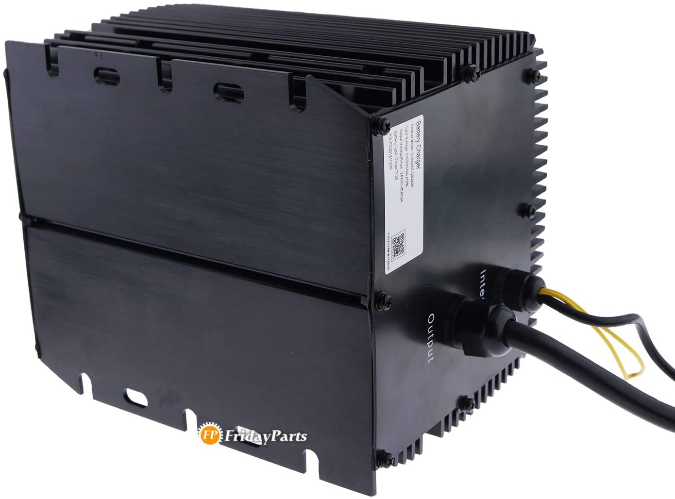 FridayParts 24V 25A Fast Battery Charger 0400220 - Compatible with JLG Lifts, Scissor Lifts, Boom Lifts - Perfect for Construction Sites & Warehouse Equipment Maintenance