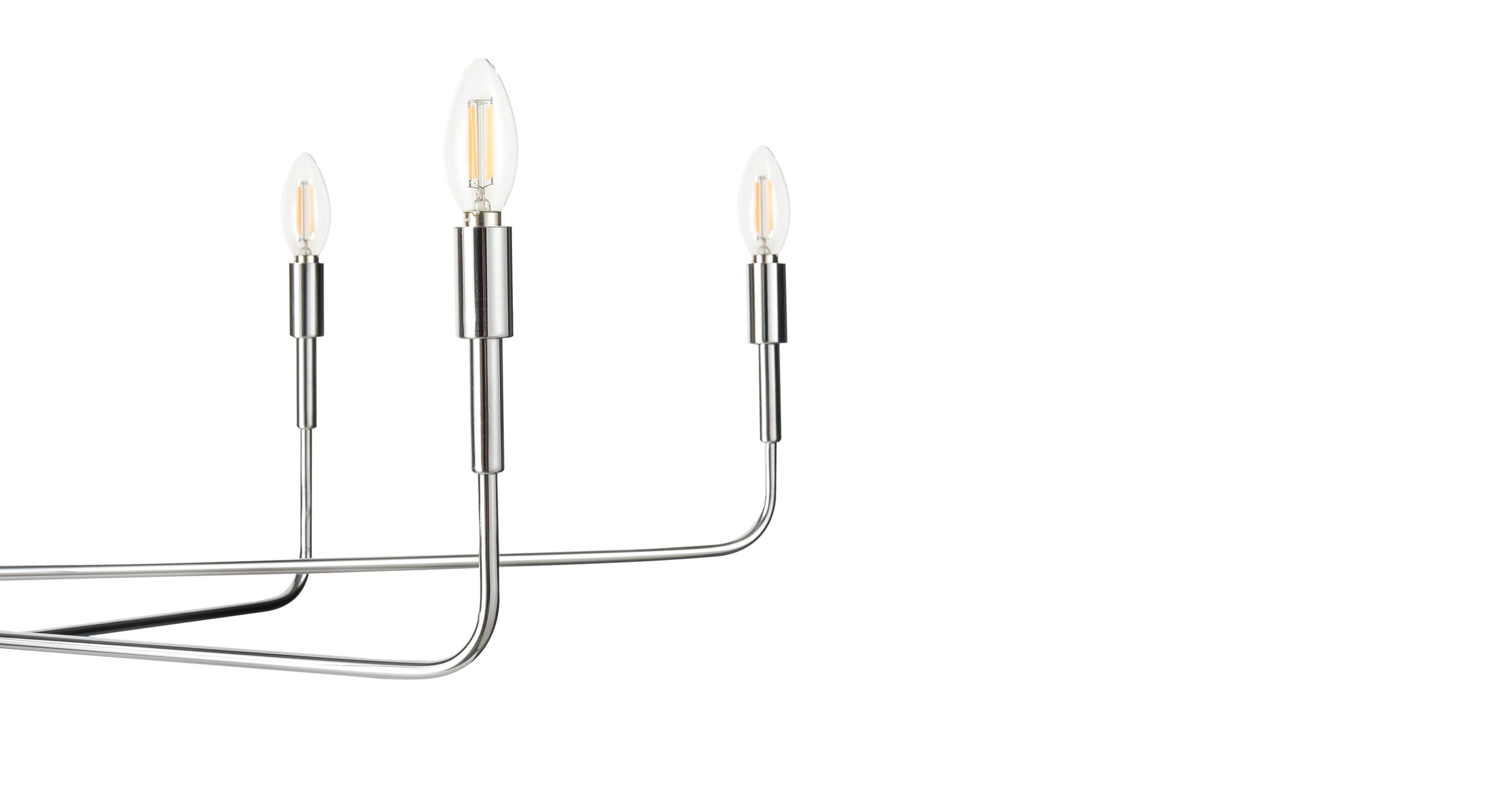 Bella 8-Light Modern Chandelier - Elegant Crystal Ceiling Light Fixture for Dining Room, Living Room & Bedroom Decor