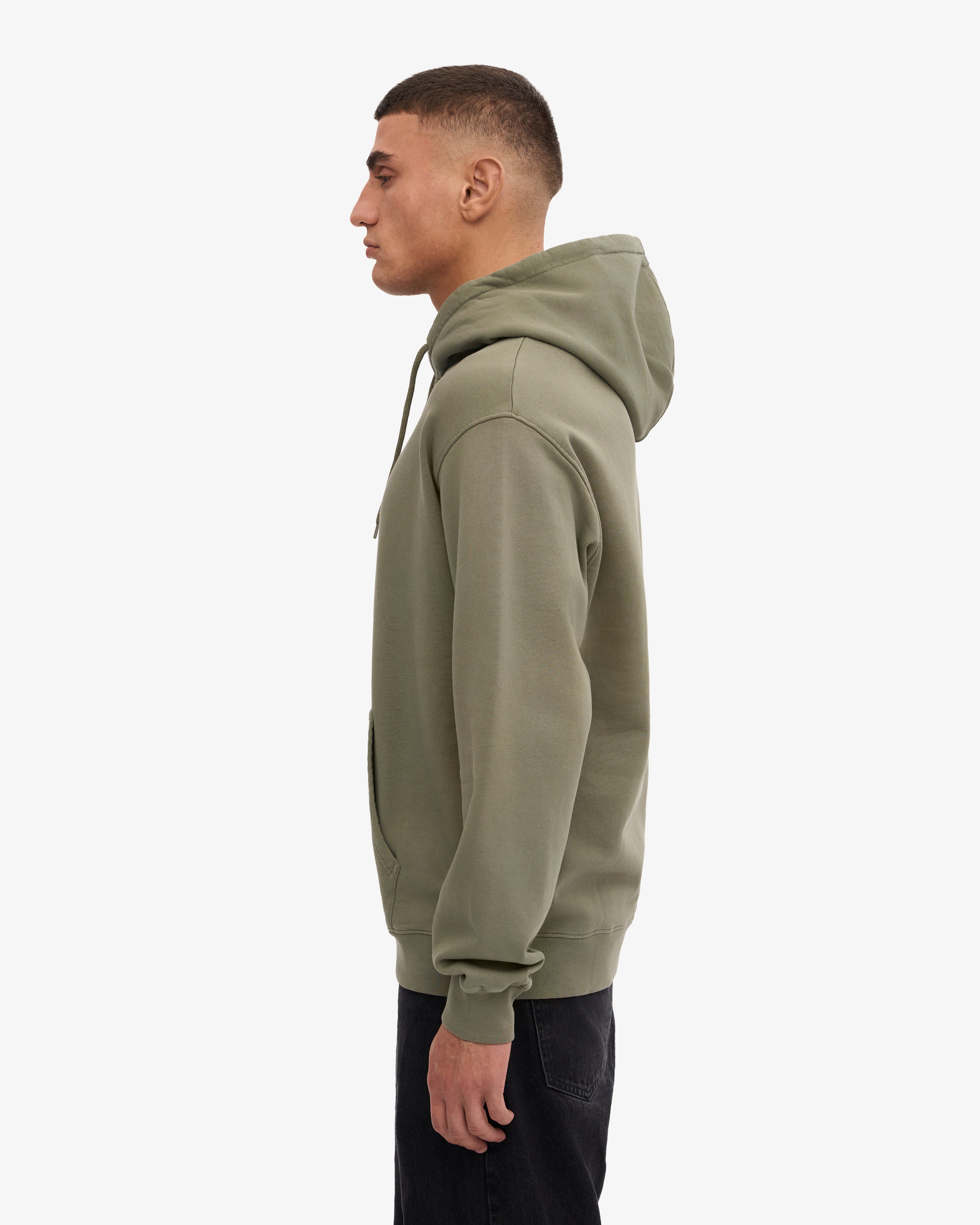 Classic Organic Cotton Hoodie - Dusty Olive Green | Eco-Friendly & Comfortable Pullover for Men & Women | Perfect for Casual Wear, Outdoor Activities & Loungewear