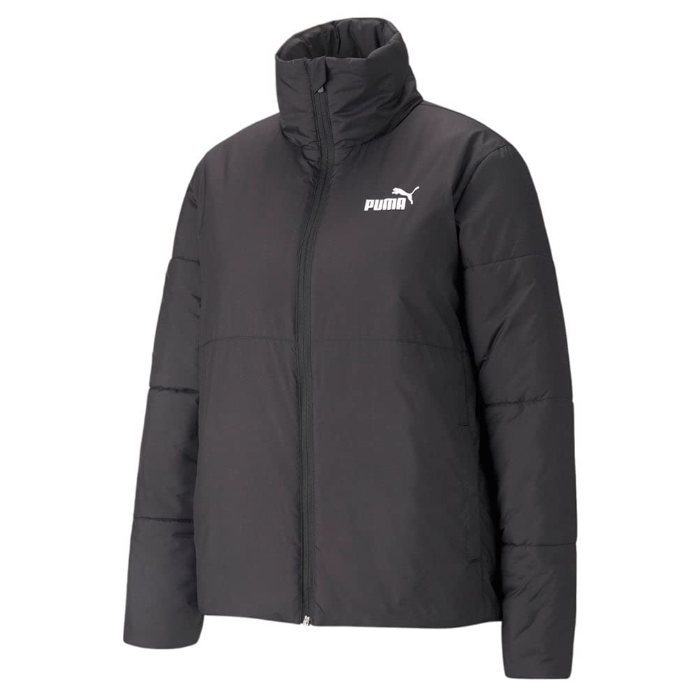 Puma Women's Essentials Padded Coat - Black | Warm Casual Jacket for Outdoor Winter Wear