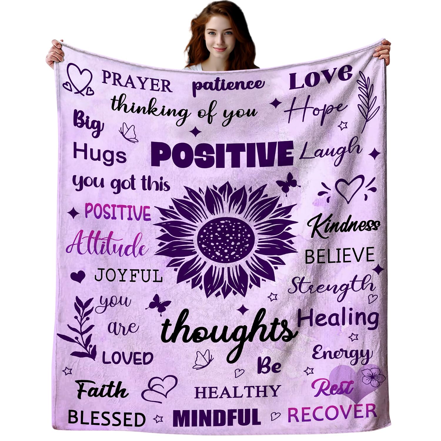 You Are Awesome Inspirational Throw Blanket - 50