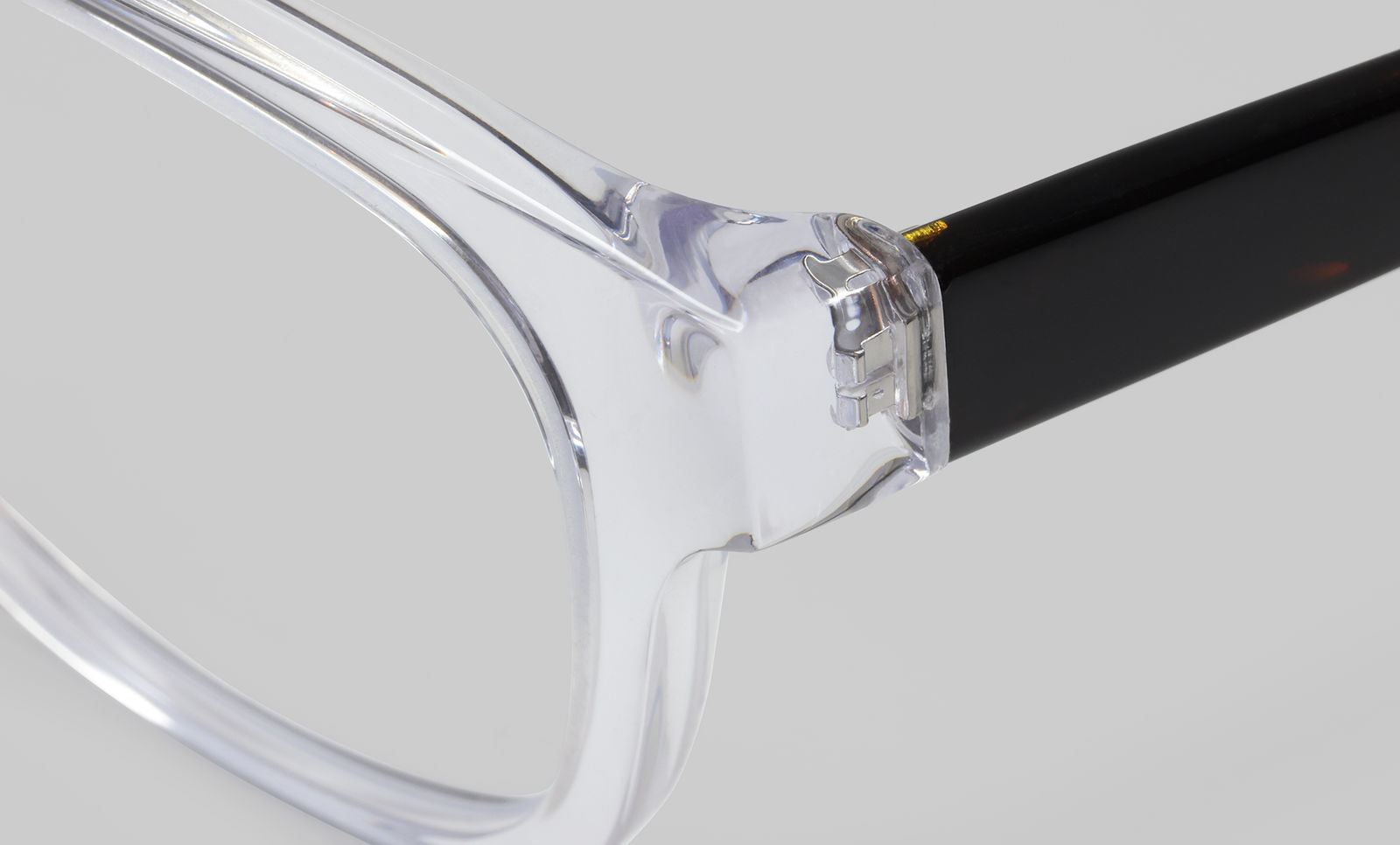 TV Party Average Color 51 Crystal Front with Black Temples - Stylish Reading Glasses for Women & Men - Perfect for Watching TV, Reading Books & Computer Work