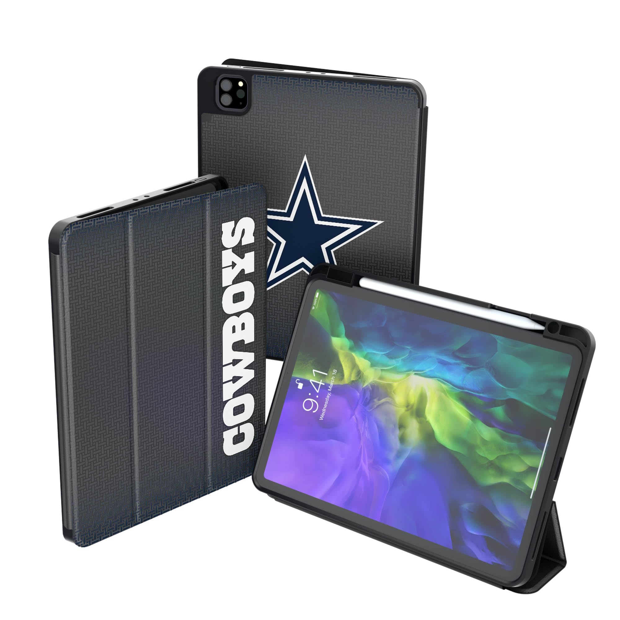 Dallas Cowboys iPad Case - Shockproof & Slim Protective Cover for iPad Pro/Air/Mini - Perfect for Home, Office & Travel