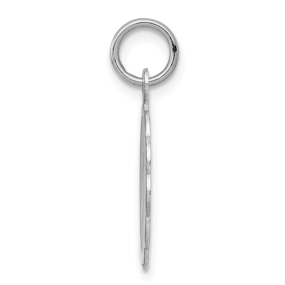 Roy Rose Sterling Silver Initial Letter J Charm - Elegant Personalized Jewelry for Necklaces, Bracelets & Gifts | Perfect for Birthdays, Anniversaries & Special Occasions