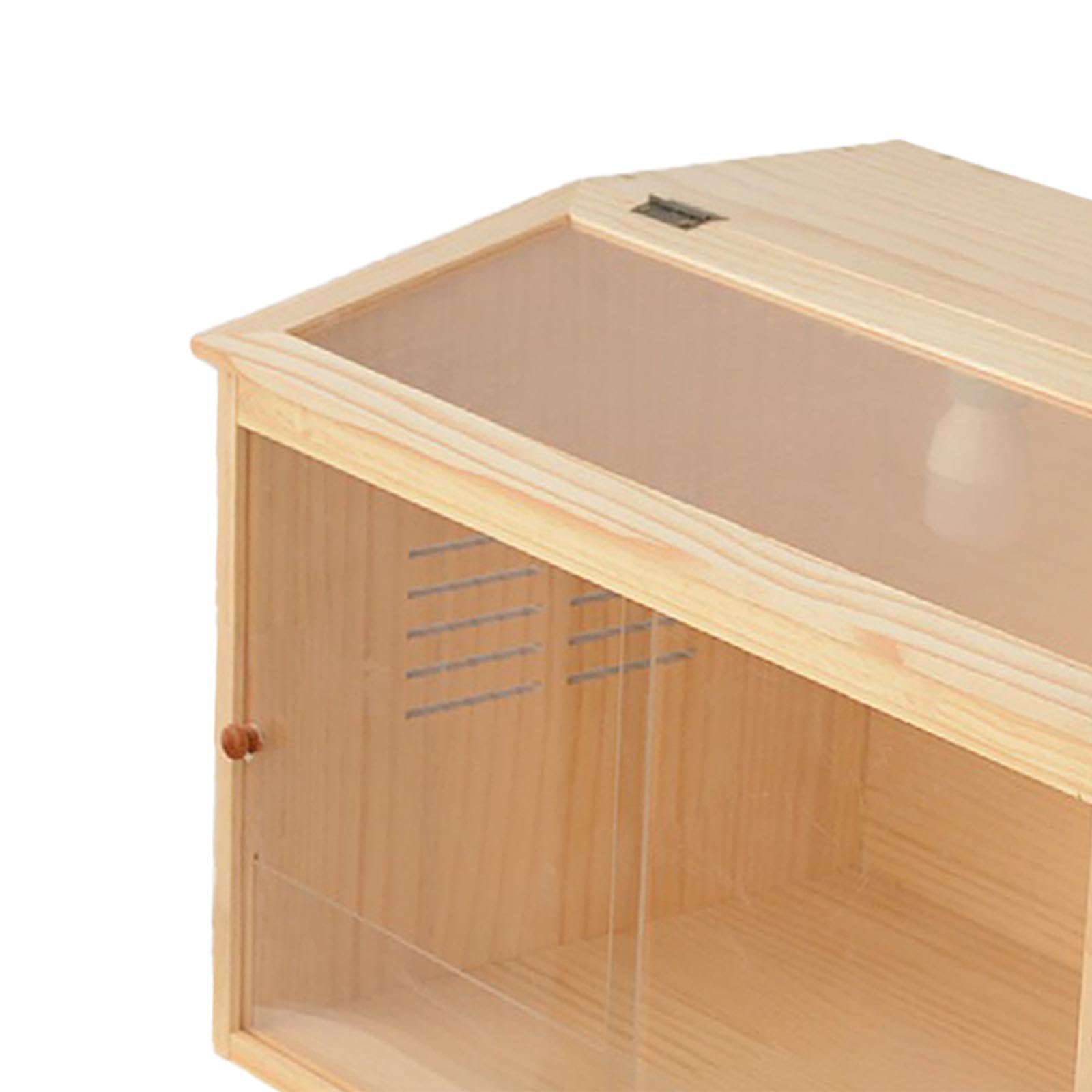 Wooden Small Animal Nest Box - Chick Brooder, Hamster Breeding & Chinchilla Hideaway | DIY Assemble Chicken Coop for Mice, Sleeping Shelter | Perfect for Pet Habitat, Farm Use & Backyard Poultry