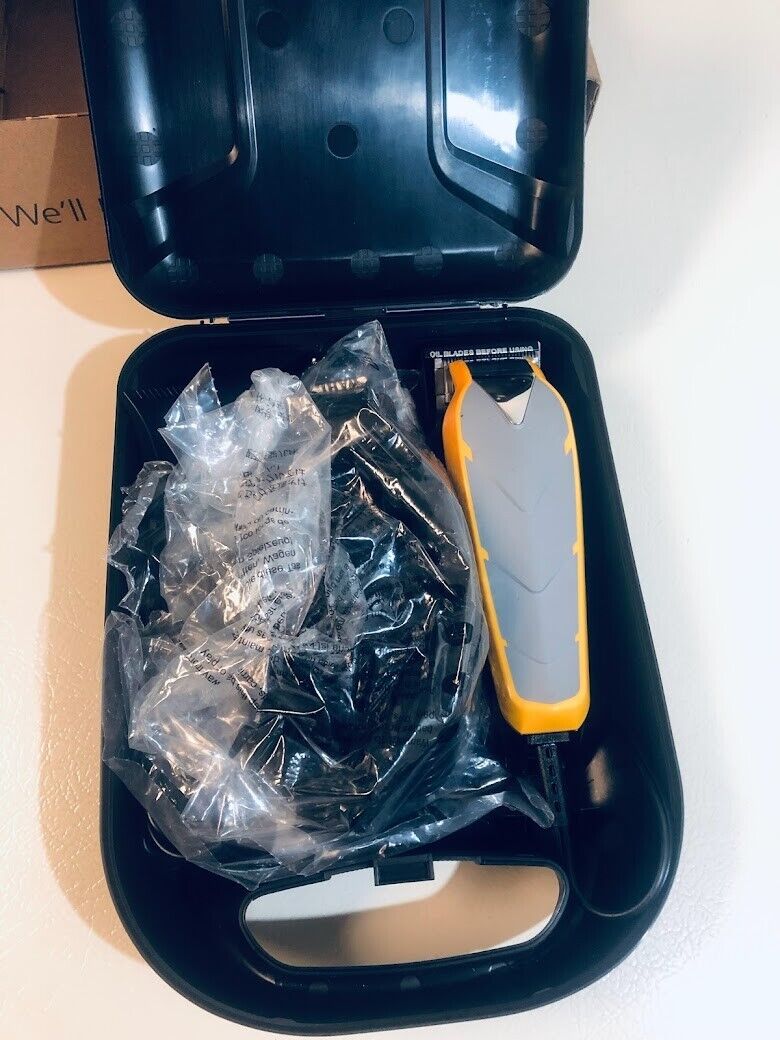 Wahl 79445 Professional Fade Haircut Kit for Men - Yellow & Gray | Barber Clippers, Trimmers & Accessories | Perfect for Home & Salon Haircuts