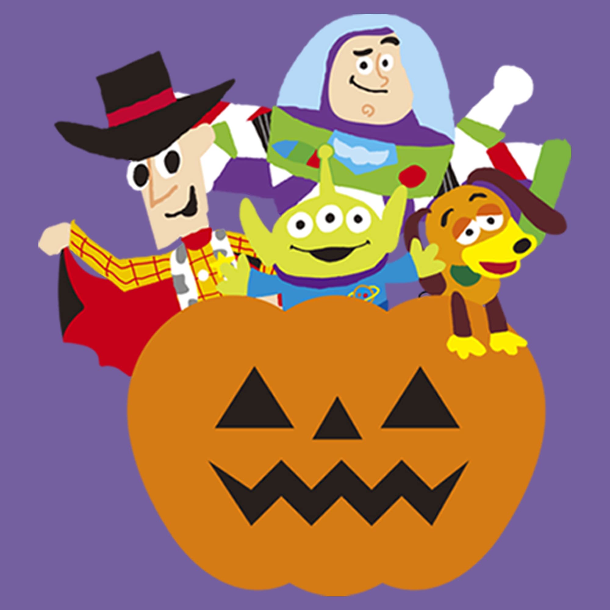 Junior's Toy Story Halloween Toy Treats T-Shirt for Kids - Cute Disney Pixar Costume Tee for Halloween Parties & Dress Up