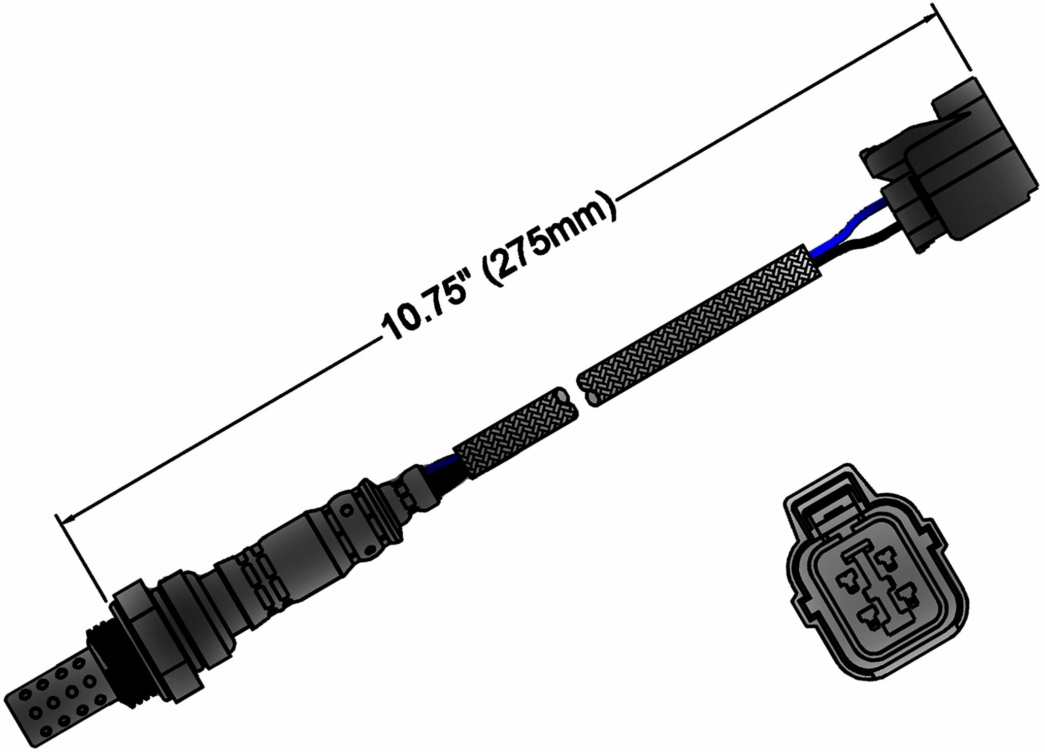 ACDelco Gold 213-1481 Heated Oxygen Sensor - Compatible with GM Vehicles - Improves Fuel Efficiency & Emissions - Perfect for Engine Performance Upgrades & Emissions Testing