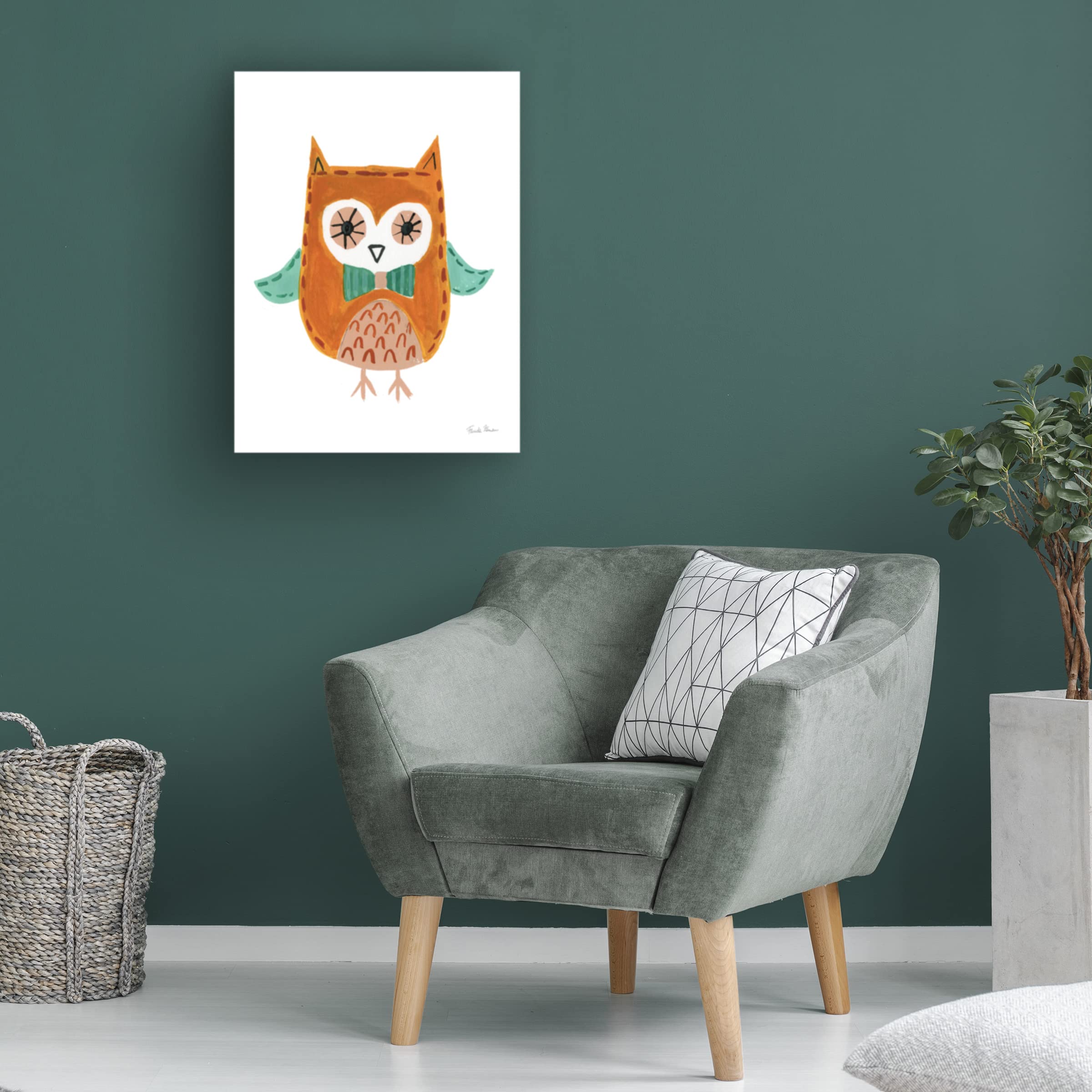 Trademark Fine Art 'Neighborhood Pals V' Canvas Wall Art by Farida Zaman - Vibrant Kids Room Decor, Playroom Artwork & Nursery Painting for Children's Spaces