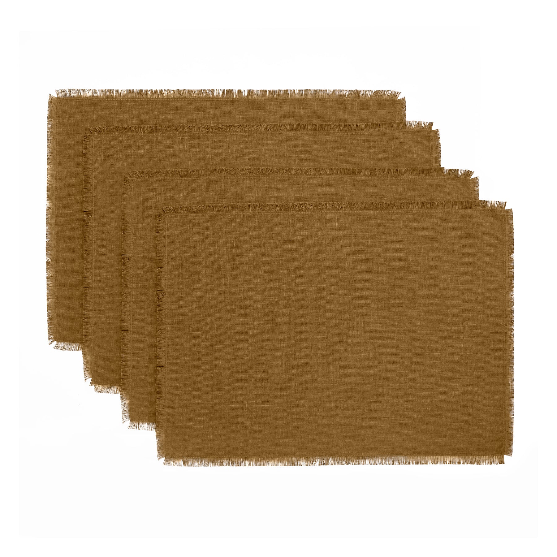 Stylish Fringe Placemats Set of 4 - Boho Chic Table Decor for Dining Room, Kitchen, or Outdoor Entertaining - Waterproof & Washable
